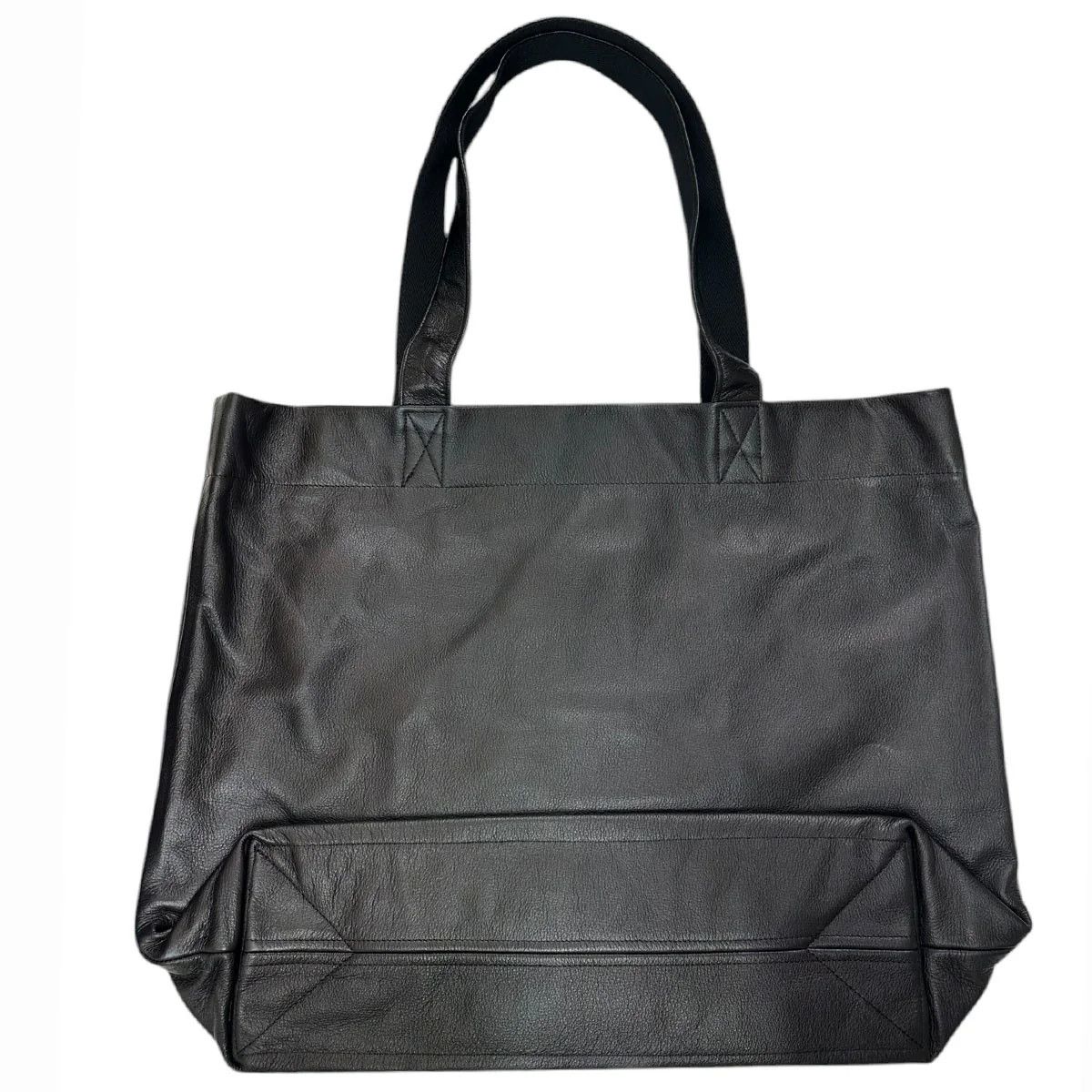 Yohji Yamamoto YOHJI YAMAMOTO SIGNATURE LOGO LEATHER TOTE BAG Size ONE SIZE - 2 Thumbnail