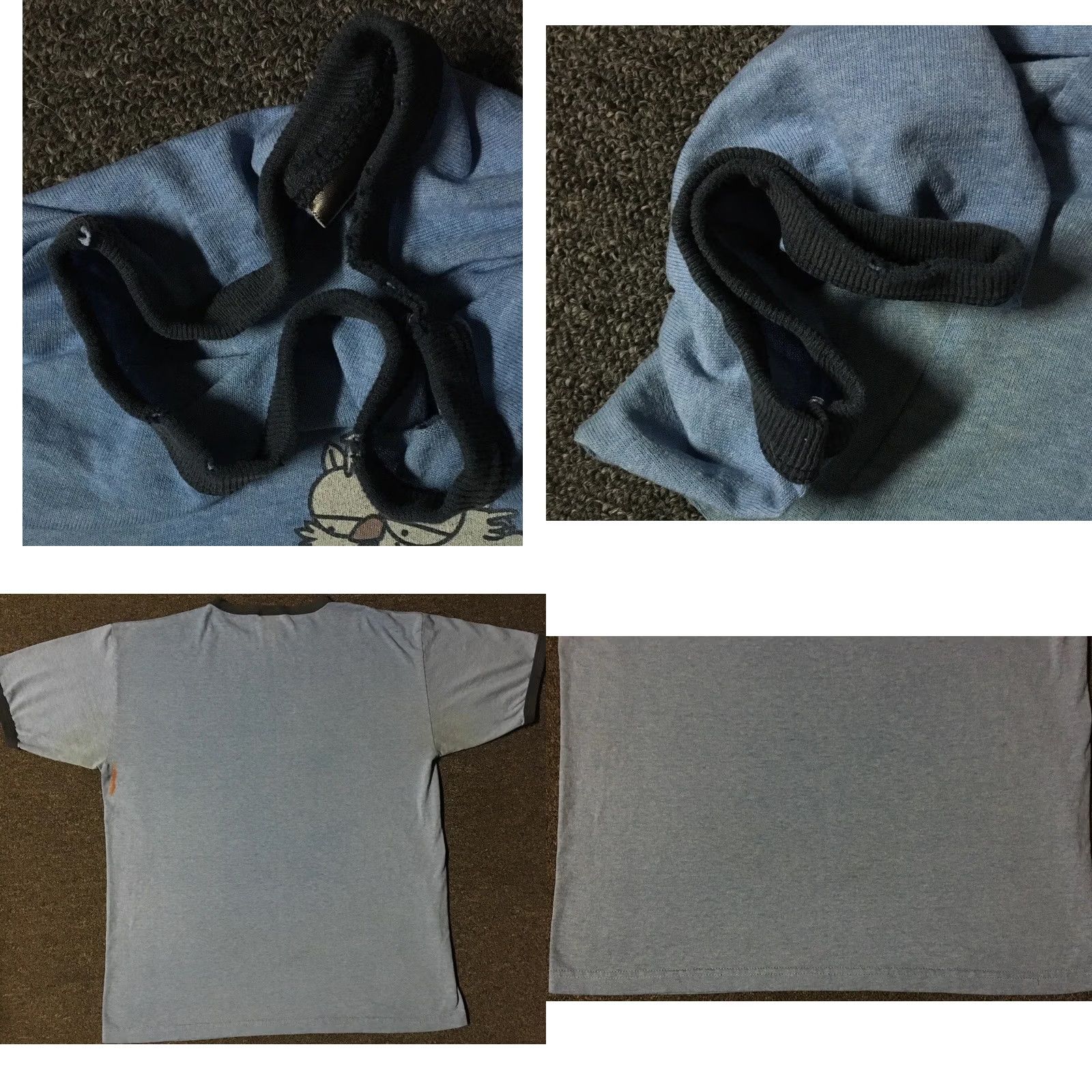 Junk Food Junk Food Vtg Tootsie Roll How Many Licks Faded Distress Shirt L Candy Grunge 90s 80s Mens Blue Graphic Tee Crew Neck Short Sleeve Size US L / EU 52-54 / 3 - 8 Thumbnail
