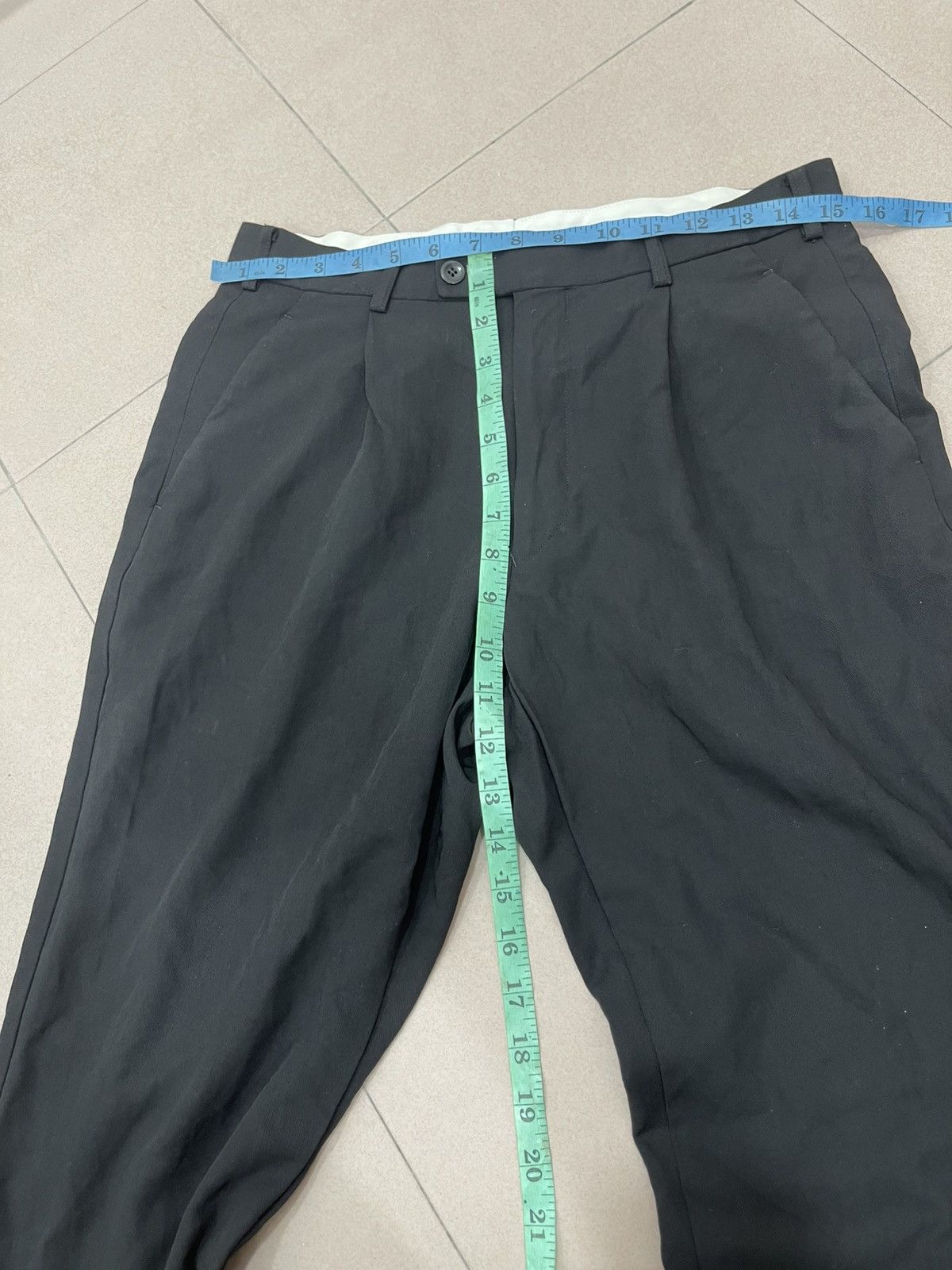 Jean Paul Gaultier Jean Paul GAULTIER HOMME objet Wool Rayon Two Tuck Pants 79 Size US 30 / EU 46 - 14 Thumbnail
