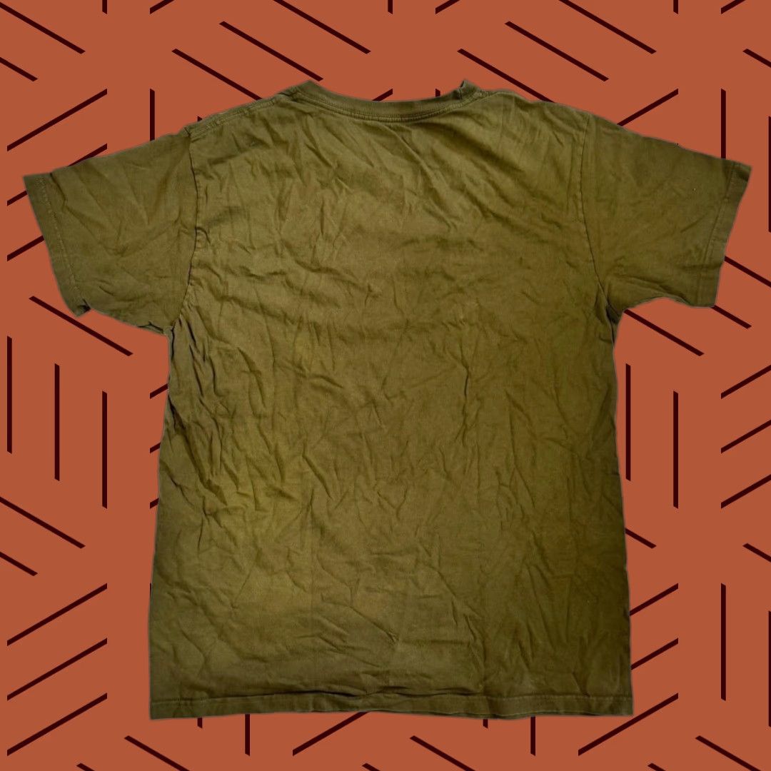 Patagonia Patagonia Men's Oops Oil Spill Organic Cotton T-Shirt Quartz Olive Sz L Slim Fit Size US M / EU 48-50 / 2 - 1 Thumbnail