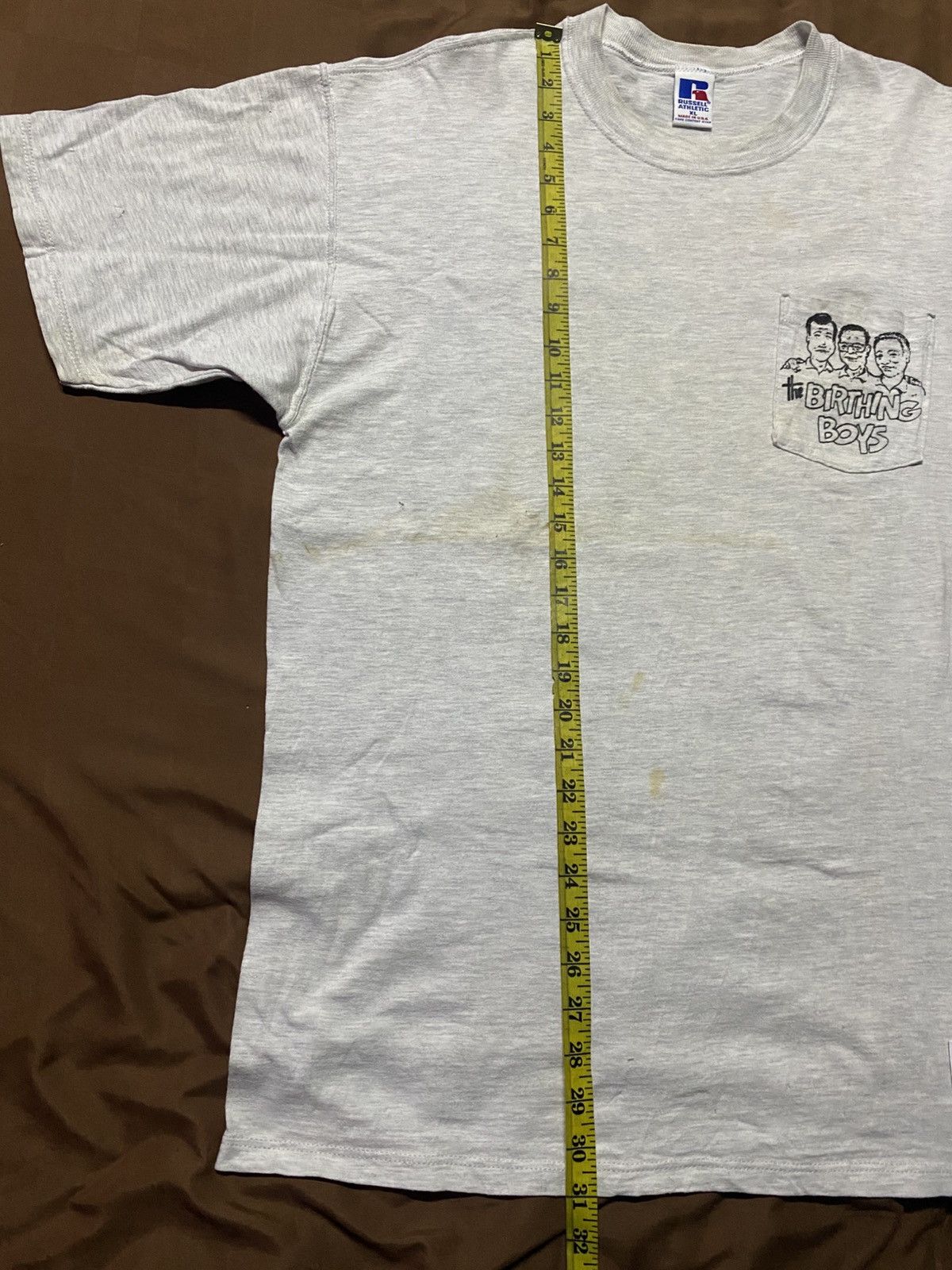 Russell Athletic Vintage 90s The Birthing Boys Pocket Tee Size US XL / EU 56 / 4 - 11 Thumbnail