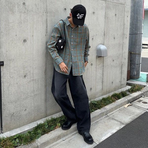 Beams Plus 2S1 Studio Loosefit Summer Check Plaid Pocket Shirt Size US M / EU 48-50 / 2 - 13 Thumbnail