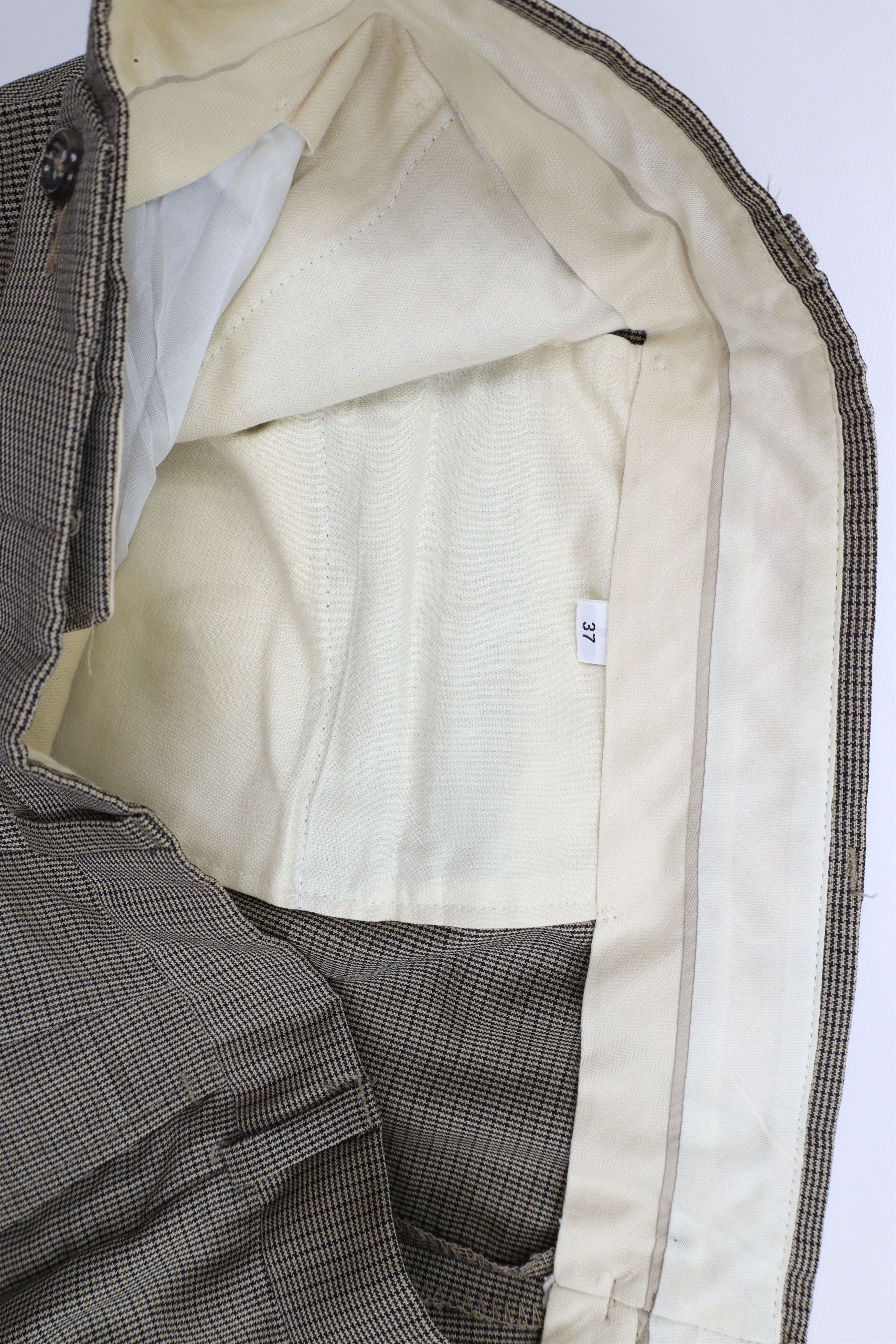 Vintage Vintage 90s Streetwear Pleated Wide Leg Chino Pants Size US 37 - 9 Thumbnail