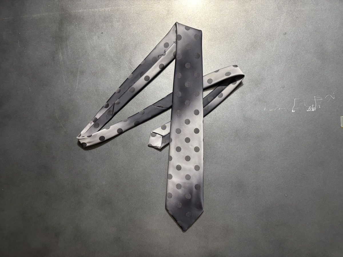 Vintage 1970s Vintage Polka Dot Necktie Gradient Ombre Polyester Tie Size ONE SIZE - 9 Thumbnail