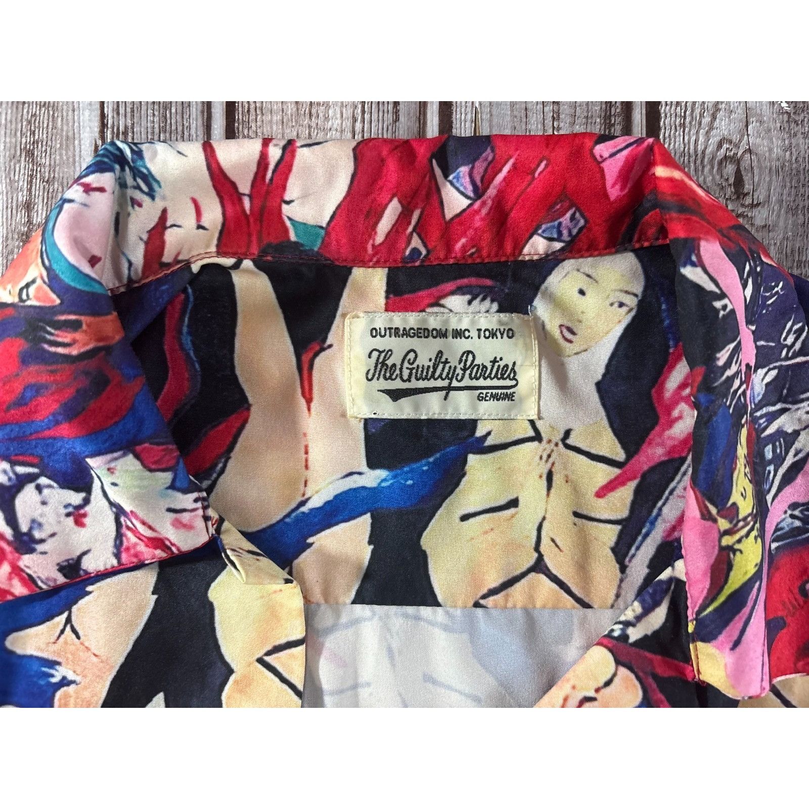Wacko Maria Wacko Maria Guilty parties 19ss Hell Painting Hawaiian Shirt Size US XL / EU 56 / 4 - 2 Thumbnail