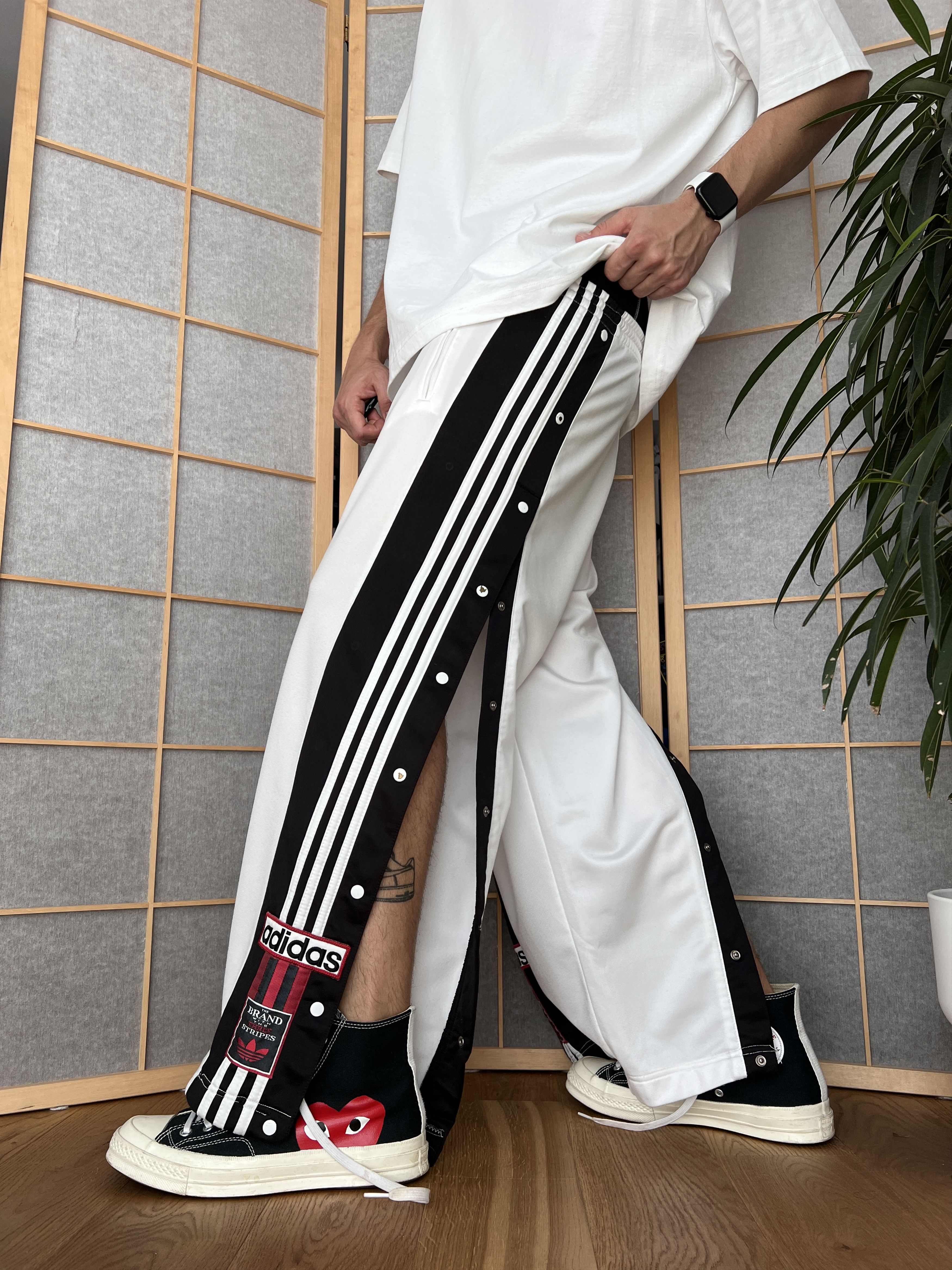 Adidas Crazy! Adidas AdiBreak vintage 90s snap button track pants