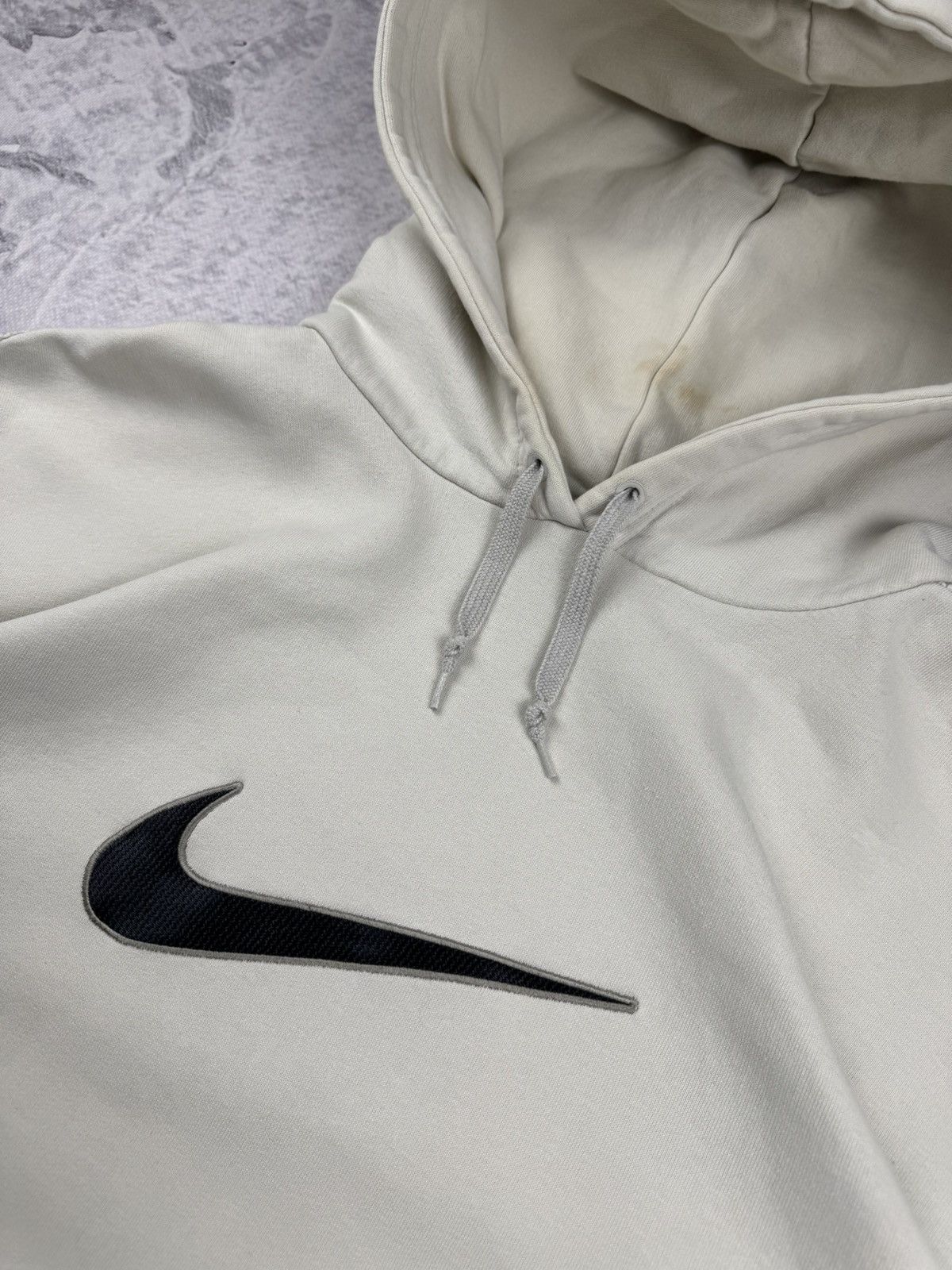Nike × Vintage NIKE VINTAGE CENTER LOGO OVERSIZE BOXY HOODIE Size US XL / EU 56 / 4 - 5 Thumbnail