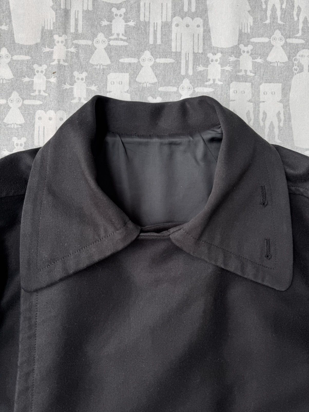 Rick Owens Rick Owens AW09 Double Breasted Belted Crust Cotton Coat Size US S / EU 44-46 / 1 - 2 Thumbnail