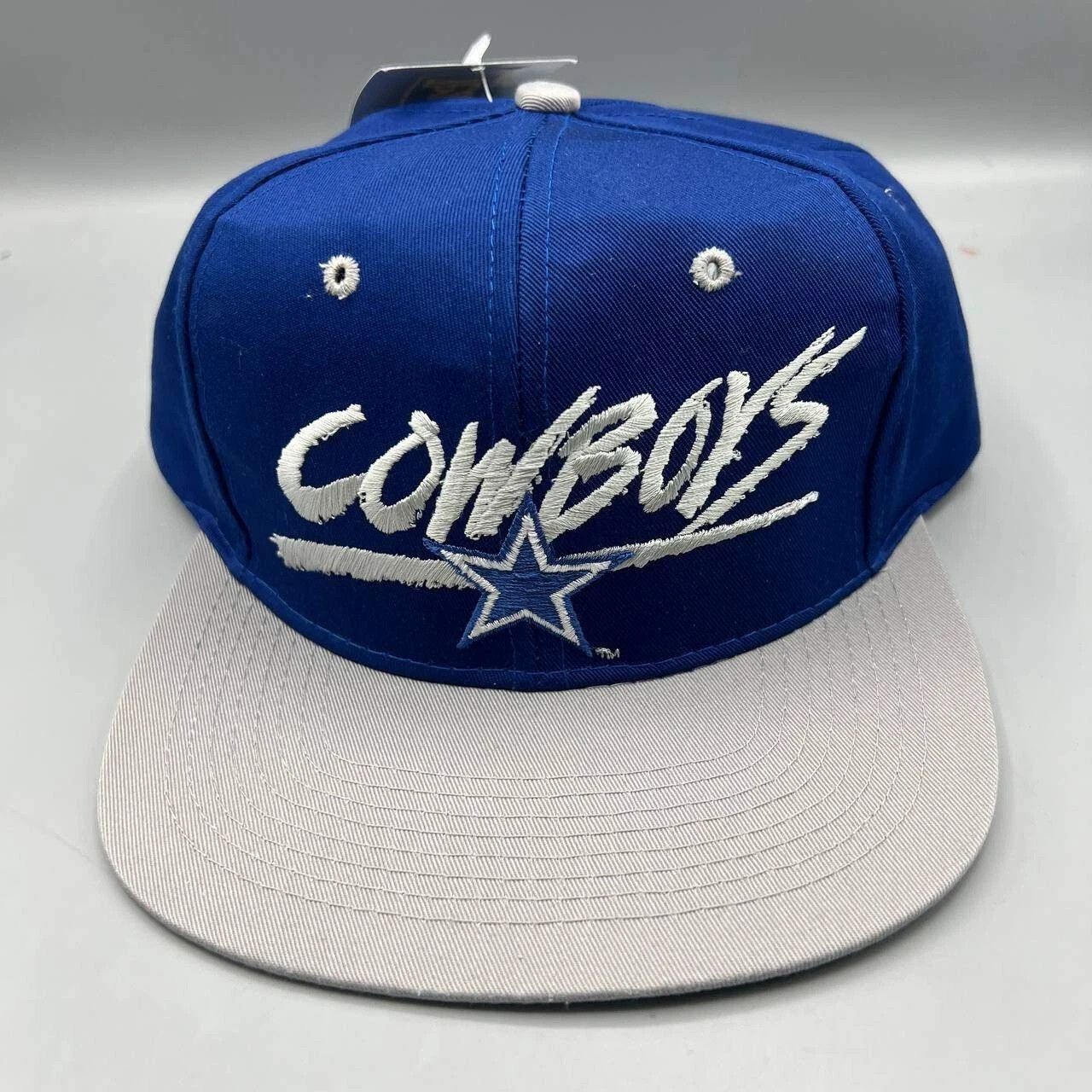 Other × Vintage Dallas Cowboys Hat Men Blue Gray AJD NFL Snap Back Cap New Size ONE SIZE - 1 Thumbnail