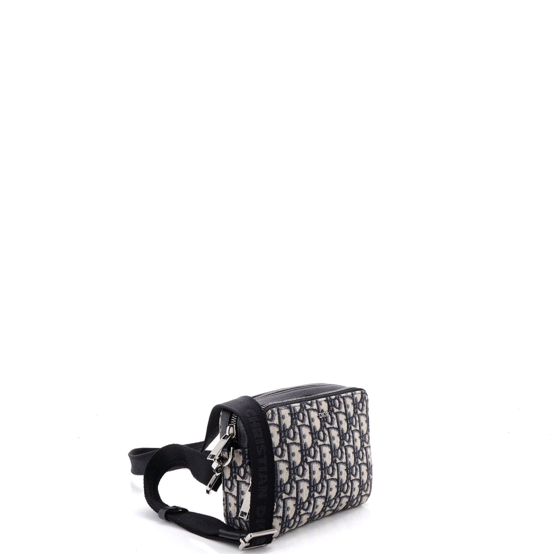 Dior Double zip crossbody pouch oblique canvas Size ONE SIZE - 1 Thumbnail