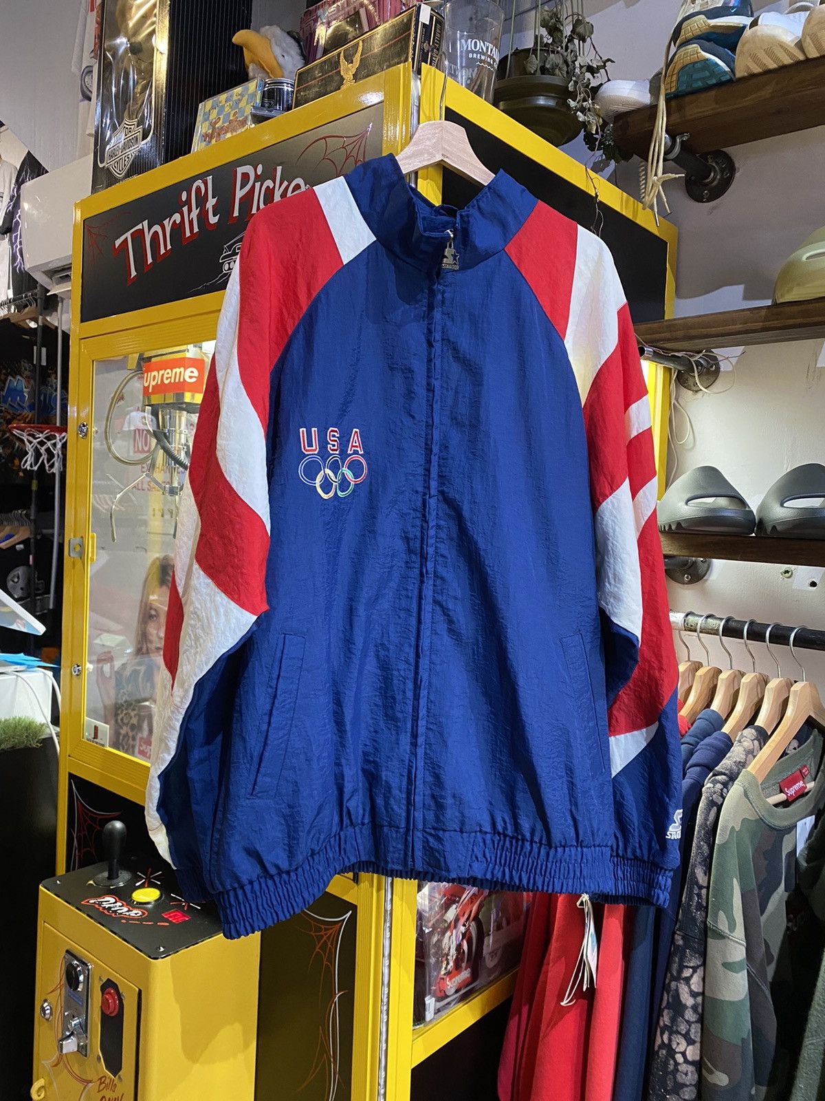 image of 90's Team Usa Olympics Jacket NWT in Blue, Men's (Size XL)