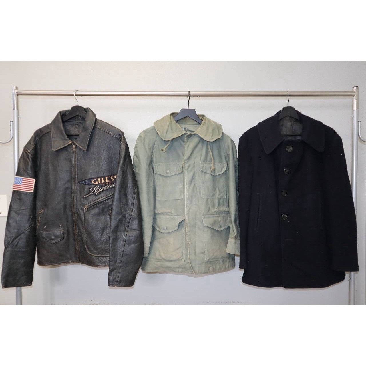 Vintage Lot 9 VTG US Military Army Navy Field Jackets 50s–90s M65 Size US XL / EU 56 / 4 - 5 Thumbnail