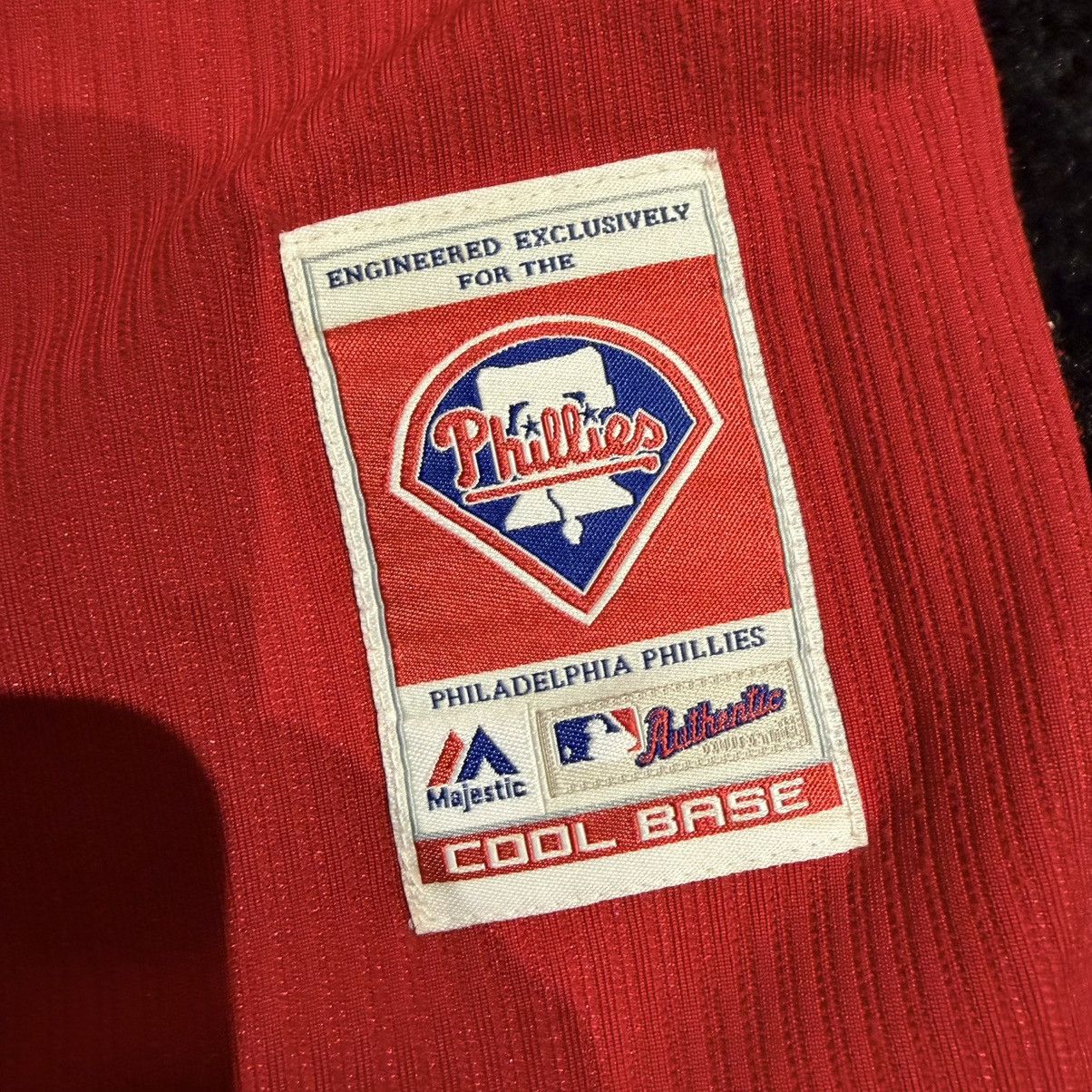 Majestic Majestic Vintage Philadelphia Phillies Red Jersey Sz 44 Size US S / EU 44-46 / 1 - 3 Thumbnail