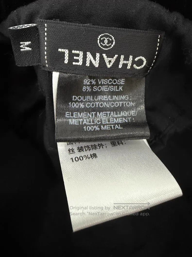 Chanel Chanel Size M Velvet beret Size ONE SIZE - 3 Thumbnail