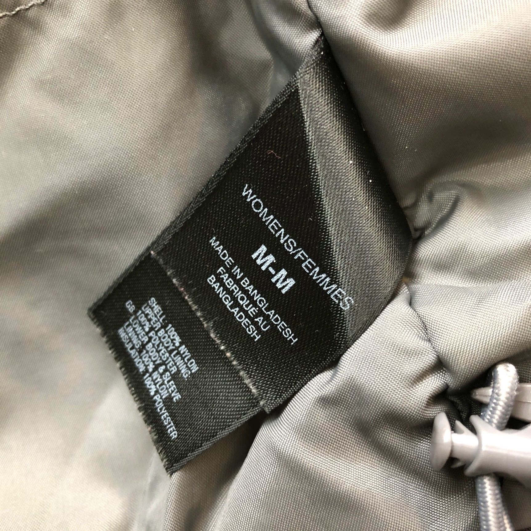 The North Face VINTAGE The North Face Jacket Womens M Gray Black Faux Fur Lined Full Zip Pockets Logo 90s 00s Fit Regular Casual Size M / US 6-8 / IT 42-44 - 5 Thumbnail