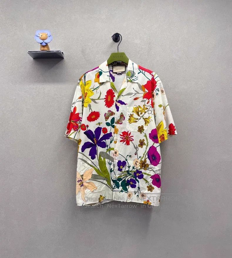 Gucci Gucci Floral series white shirt Size US S / EU 44-46 / 1 - 1 Thumbnail