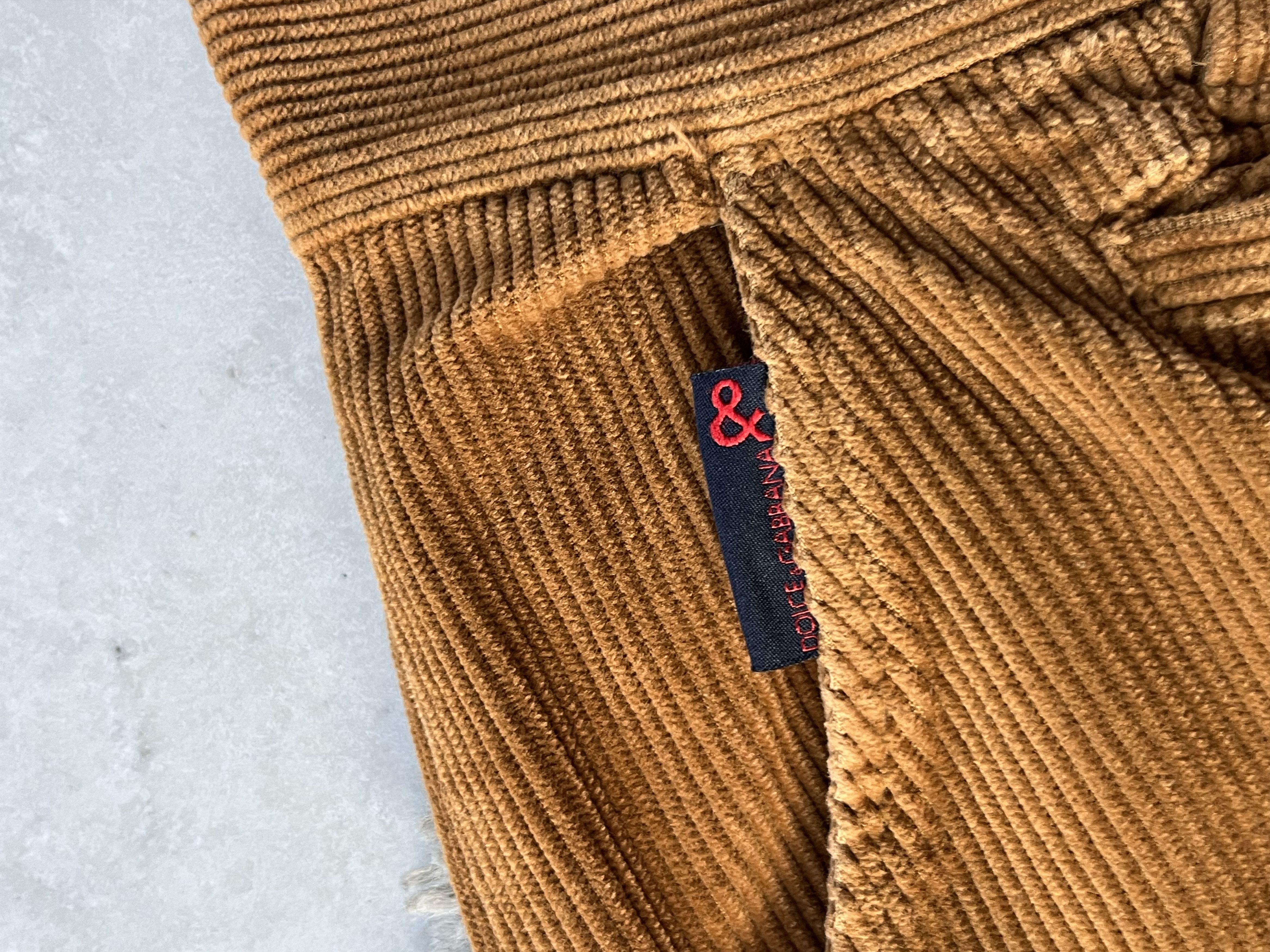 Dolce & Gabbana Luxury Vintage Velvet Pants Dolce&Gabbana MADE IN ITALY Size US 36 / EU 52 - 8 Thumbnail