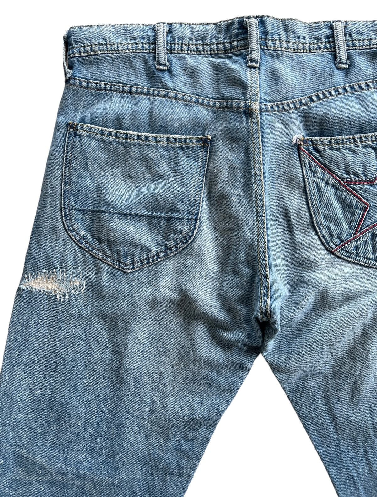 Japanese Brand M-2009 Distressed Denim Japan Size US 32 / EU 48 - 7 Thumbnail