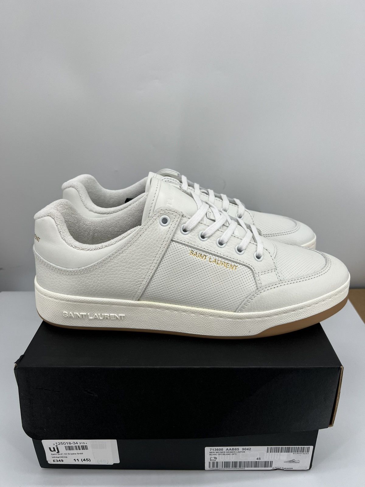 Saint Laurent Paris Saint Laurent SL/61 Low Top Sneakers Size US 12 / EU 45 - 1 Thumbnail