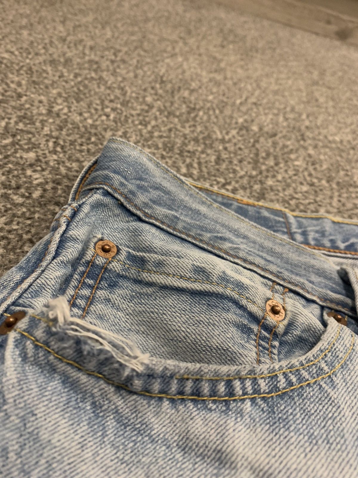 Levi's Vintage Clothing Y2K Wide Leg Levis Jorts Japanese Style Size US 31 - 8 Thumbnail