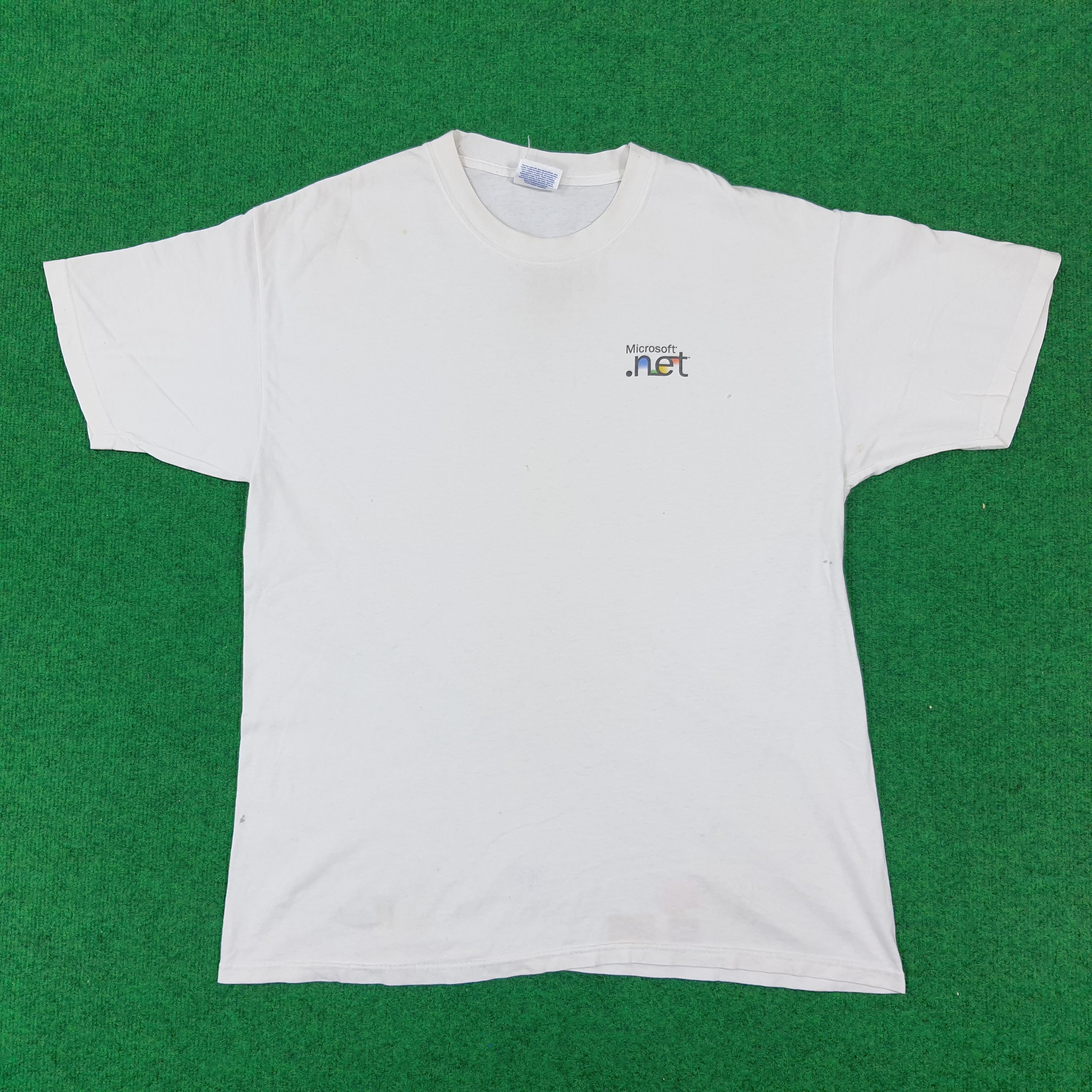 Microsoft × Vintage Vintage Microsoft Net Tech Corporation Comp Tshirt Size US L / EU 52-54 / 3 - 1 Thumbnail