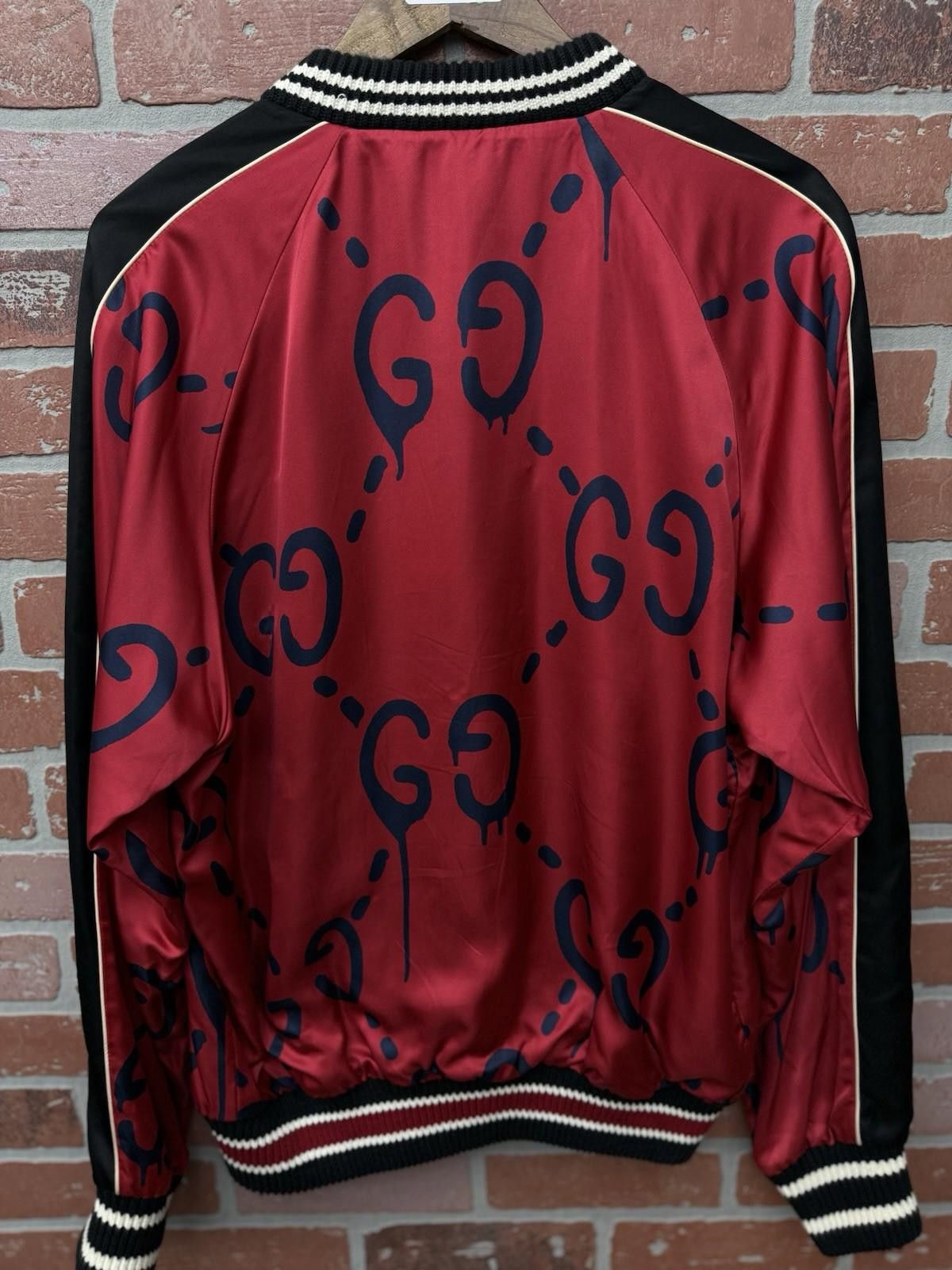 Gucci GUCCI Red Ghost Bomber Jacket “Limited ” Size (52) $2,000 Size US M / EU 48-50 / 2 - 4 Thumbnail