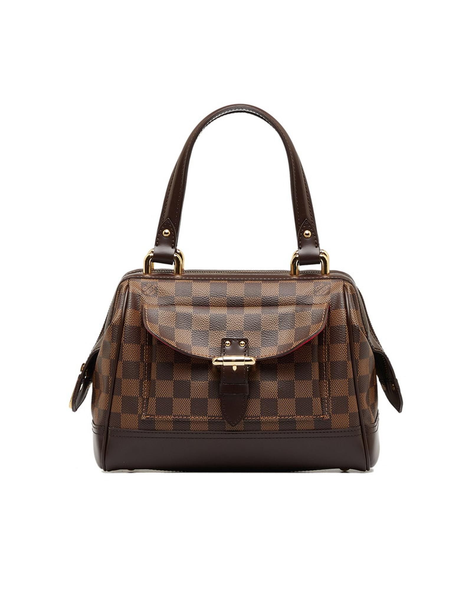 image of Louis Vuitton Brown Designer Damier Ebene Handbag, Women's