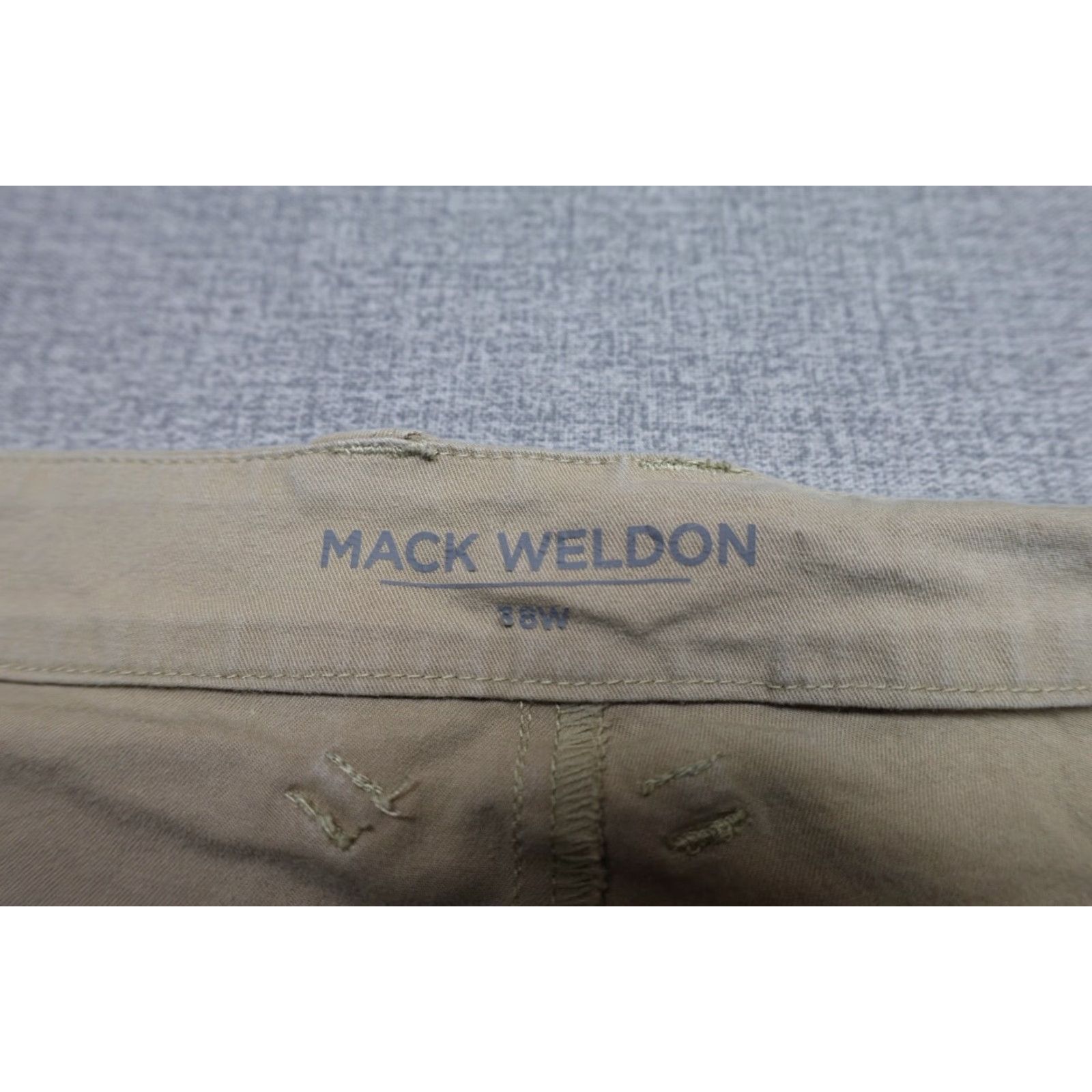 Vintage Mack Weldon Khaki Shorts Mens 38 Beige Chino Stretch Performance Comfort 7 Inch Casual Outdoor Size US 38 / EU 54 - 2 Thumbnail