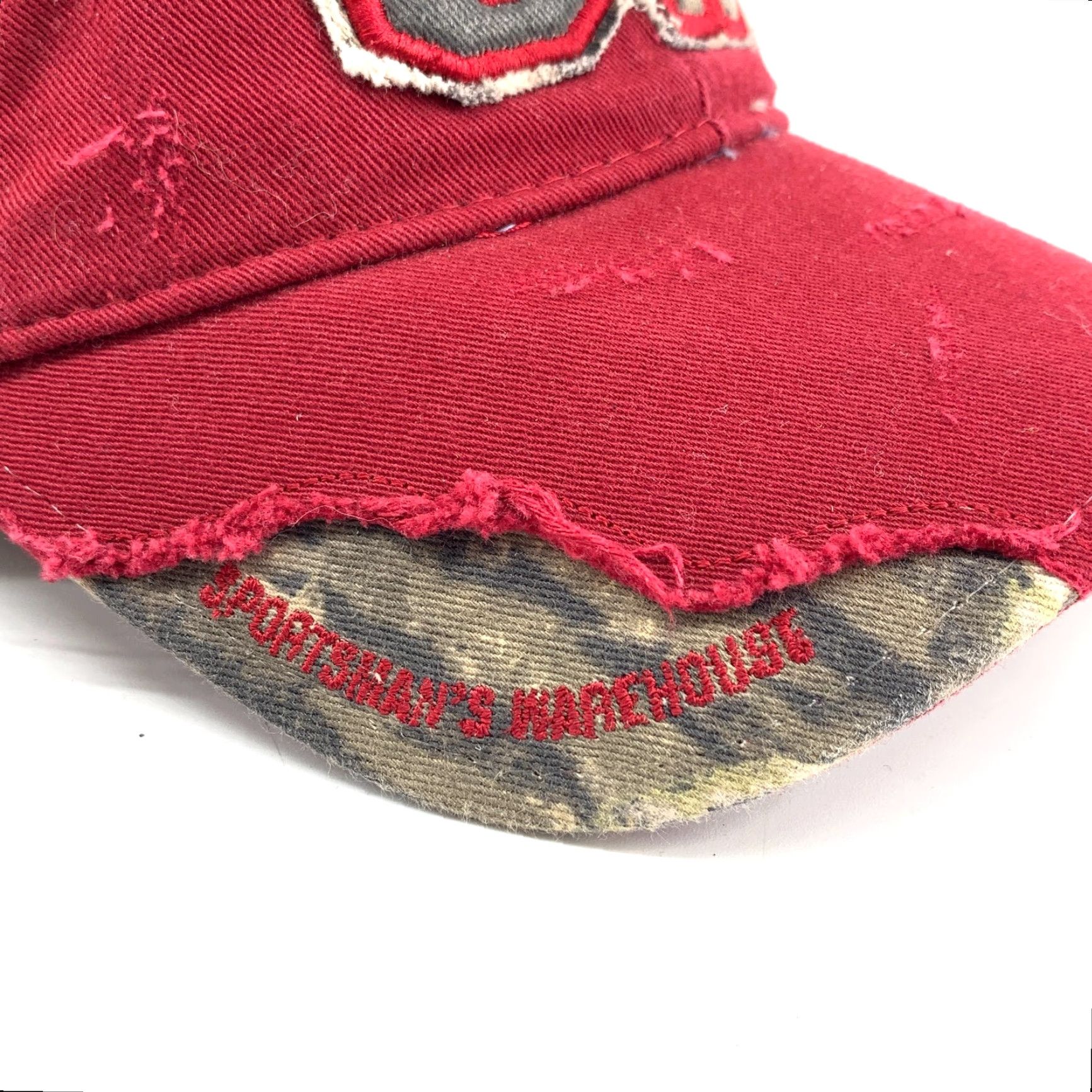 Vintage Sportsman's Warehouse Baseball Hat Men's Red Mossy Oak Adjustable One Size NWT Size ONE SIZE - 3 Thumbnail