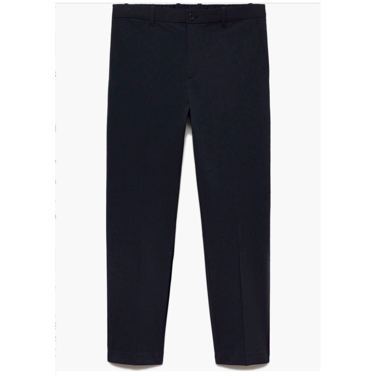 Mango MANGO Men’s Dark Navy Slim-Fit Stretch Pants Size 30 Size US 30 / EU 46 - 1 Thumbnail