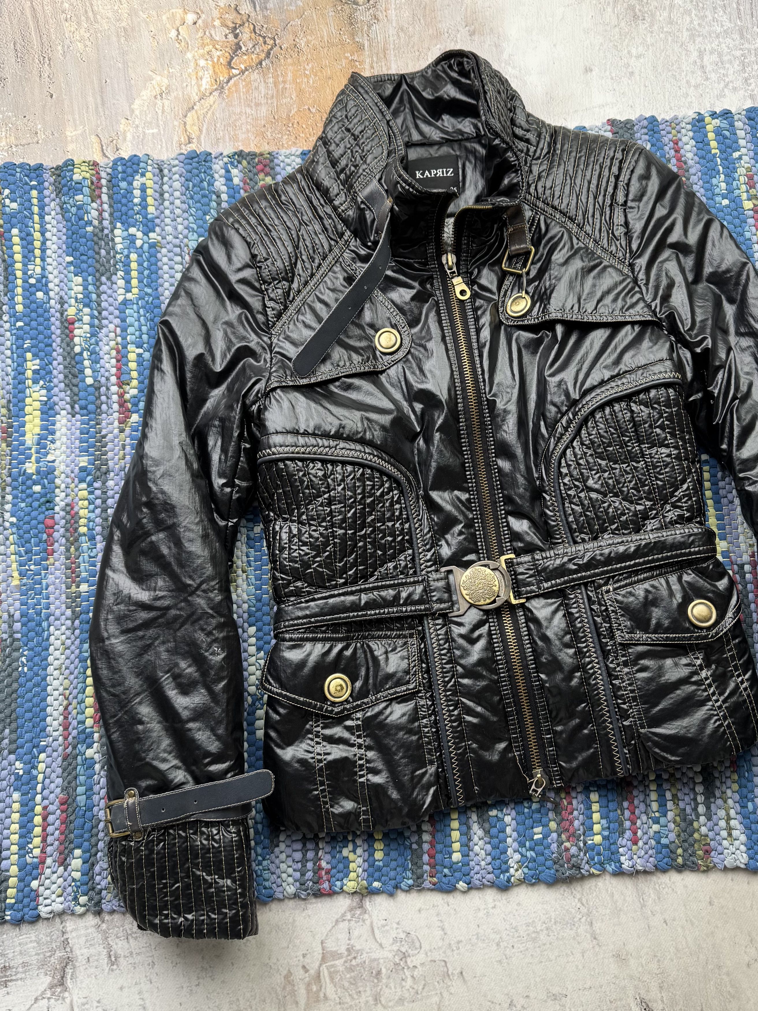 Vintage Vintage Jacket With Belted A385(204)D15 Size M / US 6-8 / IT 42-44 - 2 Thumbnail