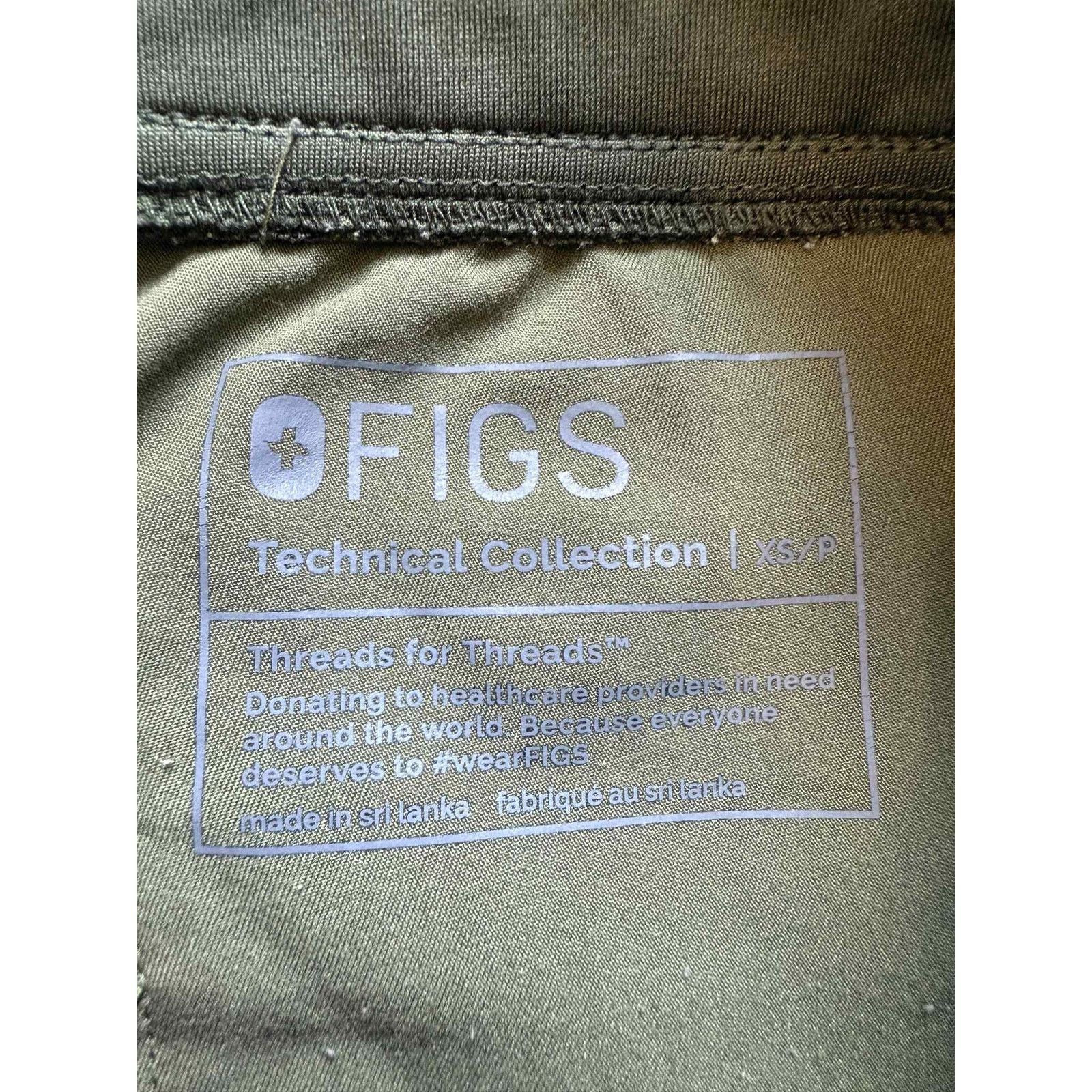Other Figs Zamora Jogger Scrub Pants Olive Green Women's XS Size 24" / US 00 / IT 34 - 9 Thumbnail