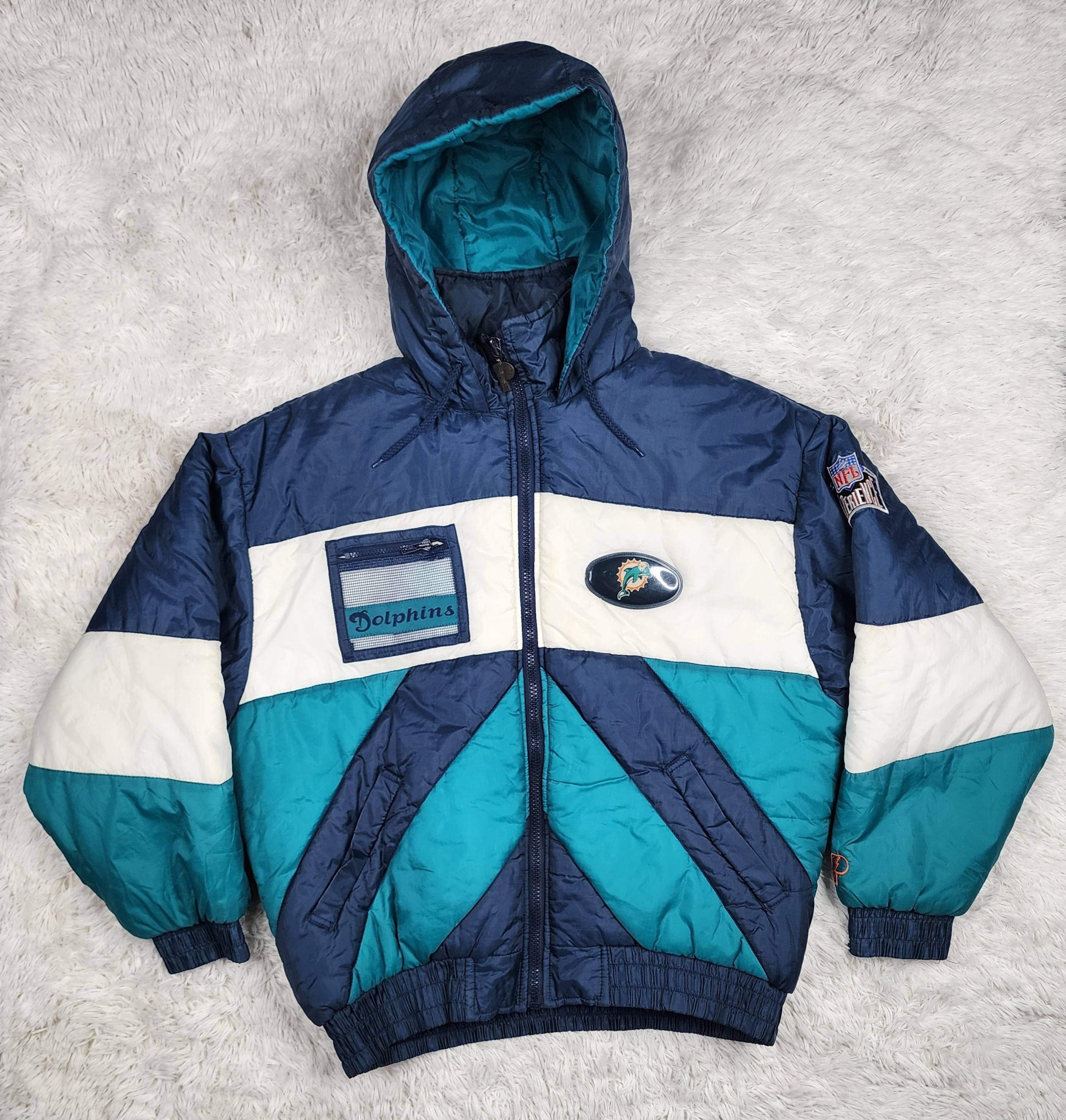 NFL Vintage NFL Miami Dolphins Pro player puffer jacket Size US L / EU 52-54 / 3 - 1 Thumbnail