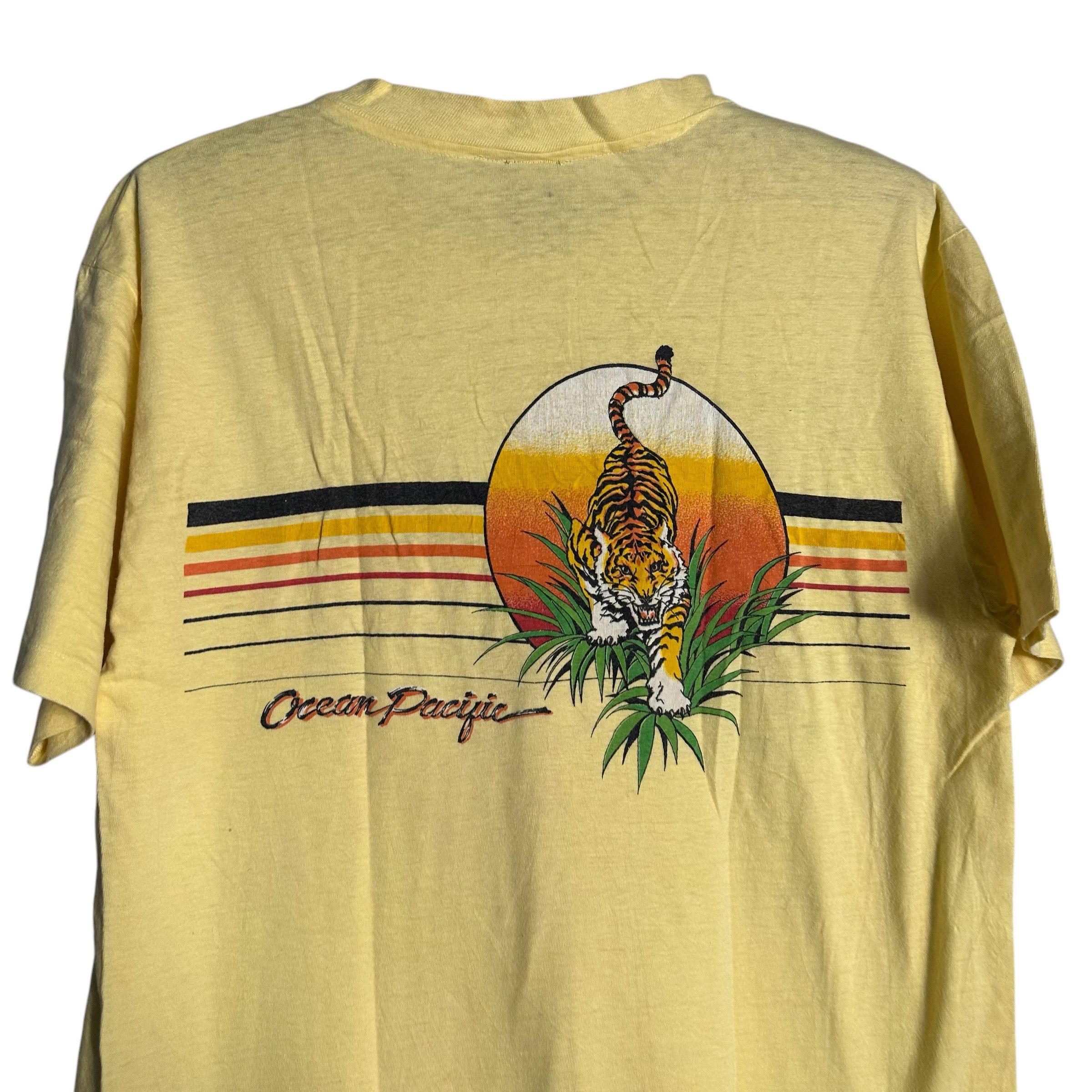 Ocean Pacific 🔥RARE🔥Vintage Ocean Pasific OG T-shirt Single Stich Size US XL / EU 56 / 4 - 2 Thumbnail