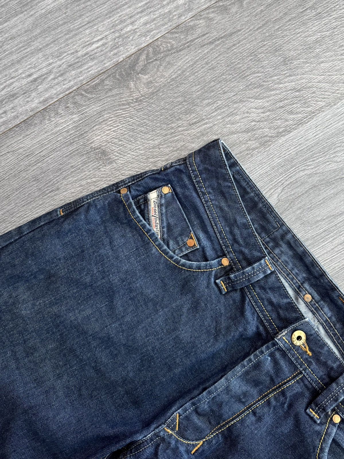 Diesel Y2K Vintage Diesel Navy Jeans made in Italy Size US 34 / EU 50 - 3 Thumbnail