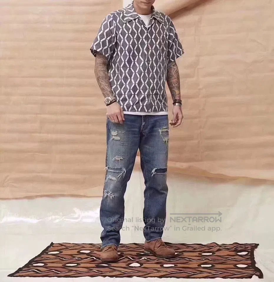 Visvim visvim journeyman pants tacked crash denim. Size US 34 / EU 50 - 4 Thumbnail