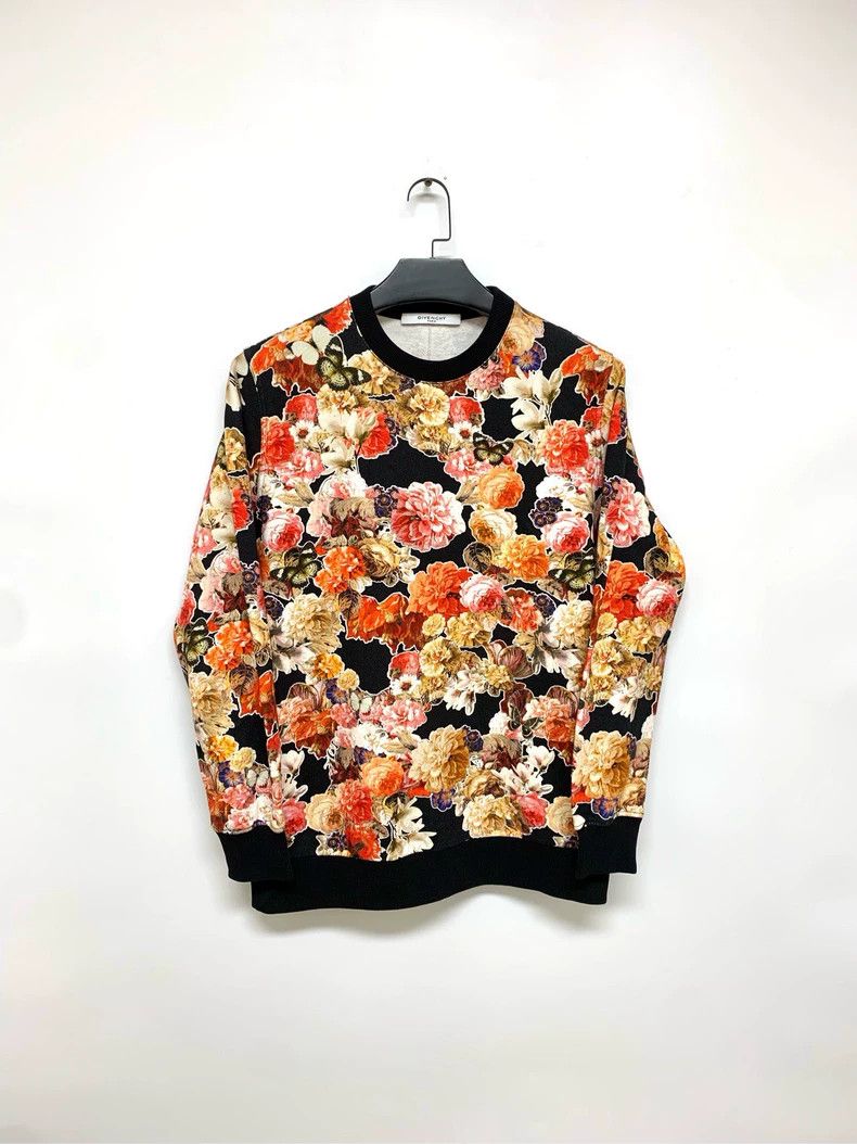 Givenchy Givenchy Floral Full Print Hoodie 2506-Nextarrow Size US S / EU 44-46 / 1 - 1 Thumbnail