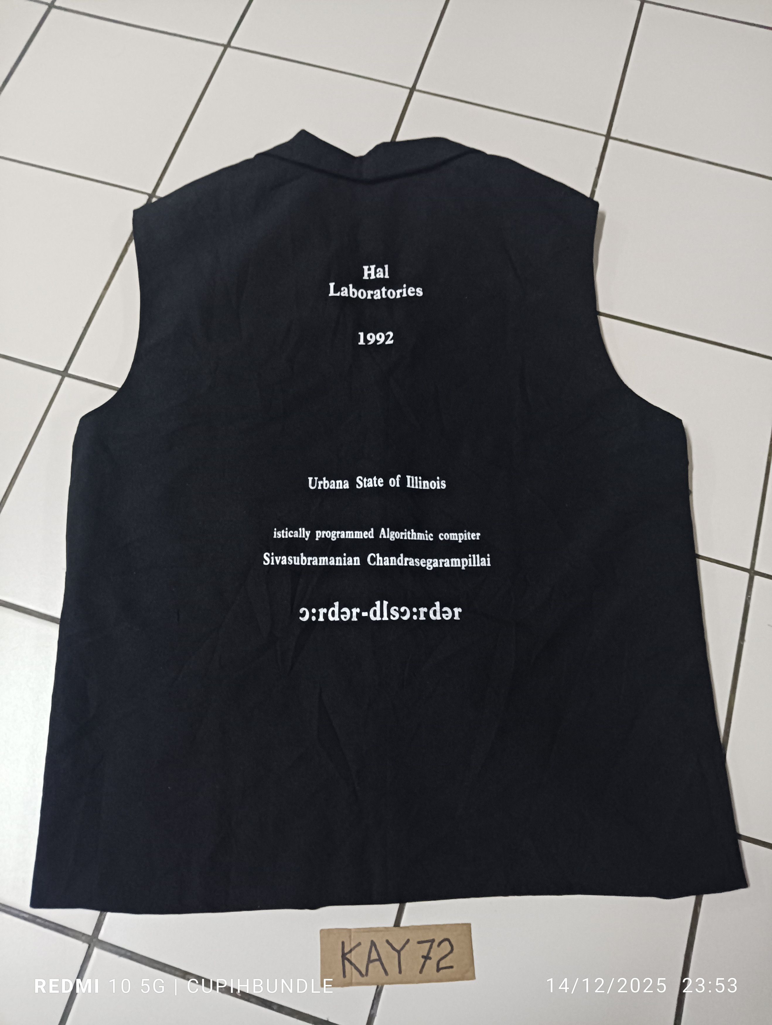 Undercover UNDERCOVER HAL LABORATORIES VEST Size M / US 6-8 / IT 42-44 - 5 Thumbnail