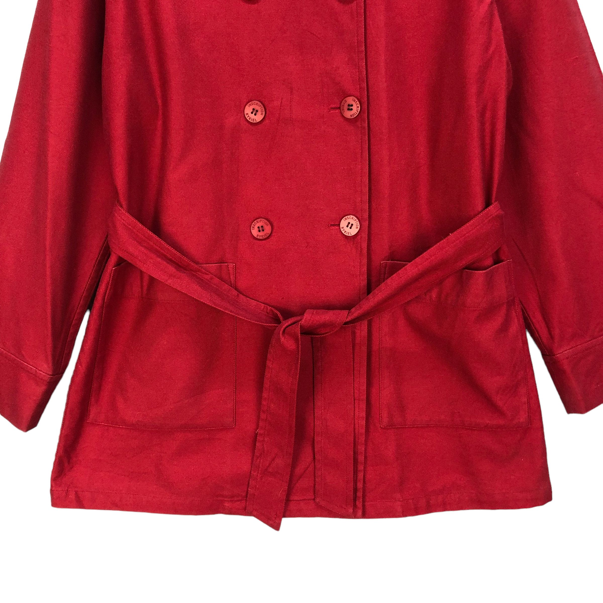 Anti Social Social Club 89's INSCRIPTION RYKIEL SONIA RYKIEL BELTED COAT #7375-135 Size S / US 4 / IT 40 - 3 Thumbnail