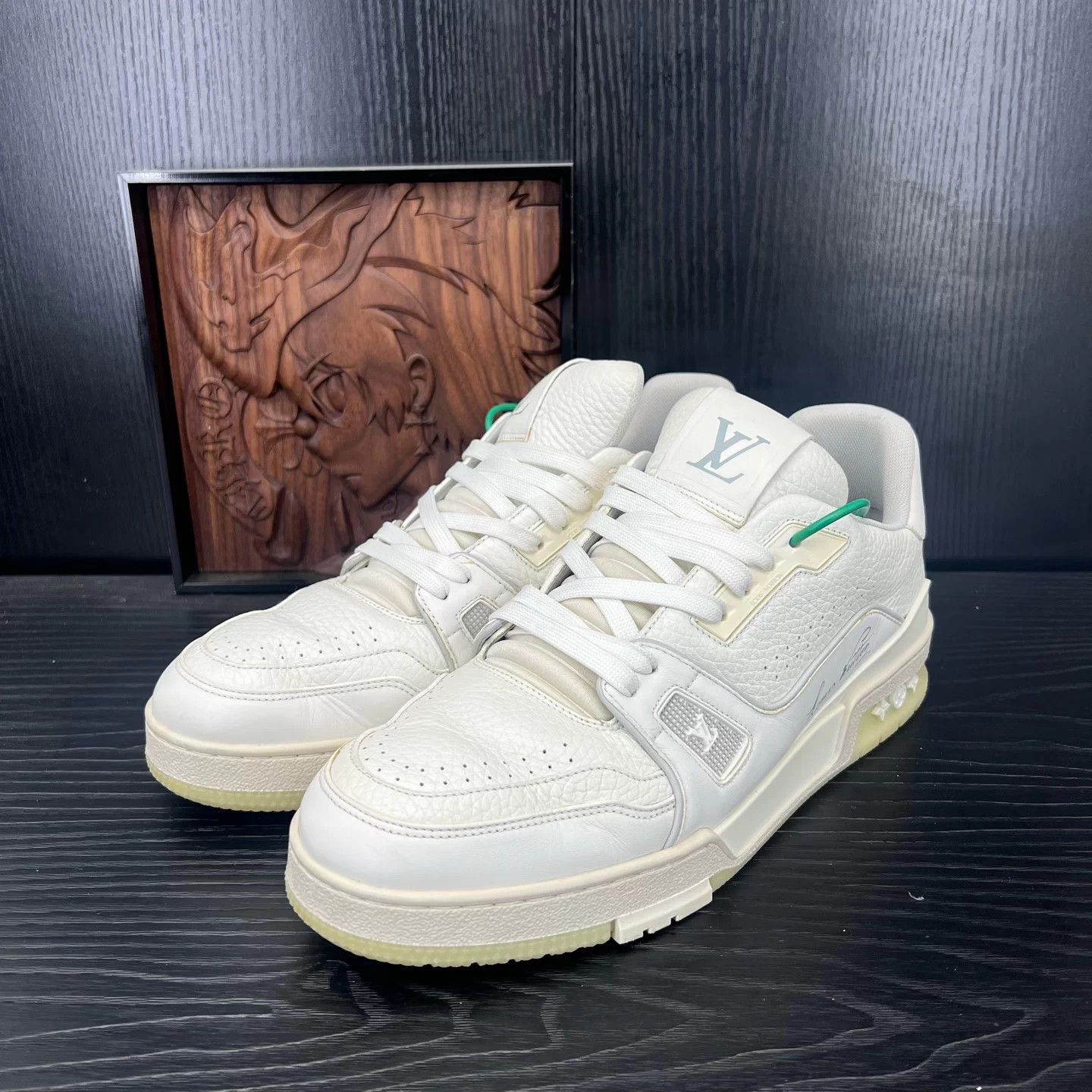Louis Vuitton LV Trainer White Cement 8.5 Near New Original Box Size US 8.5 / EU 41-42 - 1 Thumbnail
