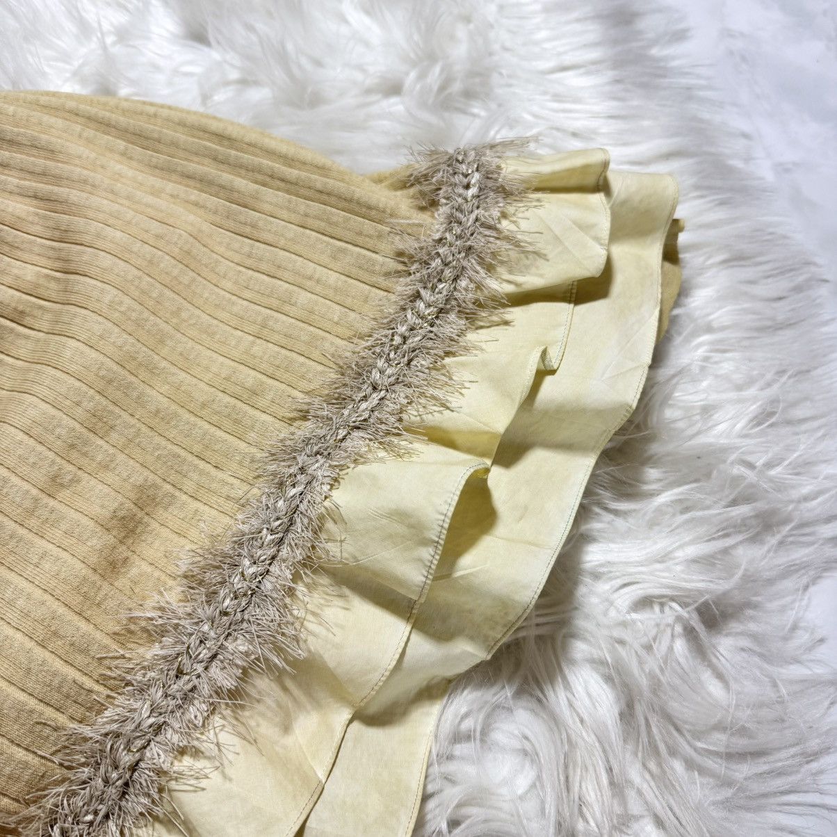 Chanel Authentic runway, Chanel COCO flower, frill, gradient dress, Size XS / US 0-2 / IT 36-38 - 16 Thumbnail