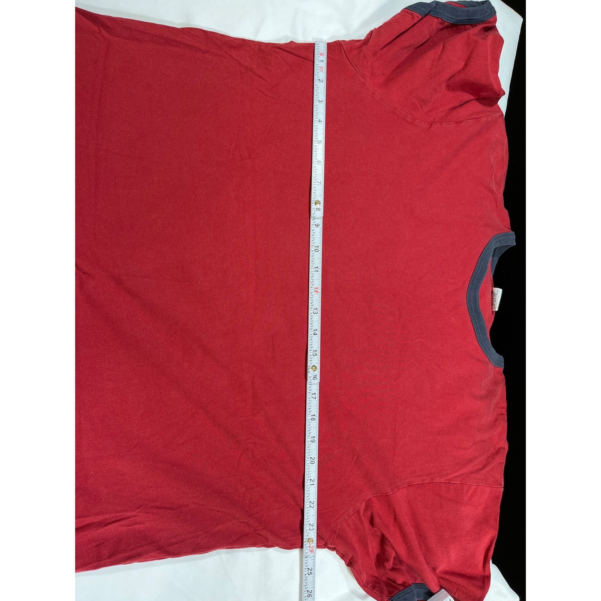 Old Navy Old Navy SKU 7725 mens Vintage Red Crewneck T Shirt SIze XL Size US XL / EU 56 / 4 - 3 Thumbnail