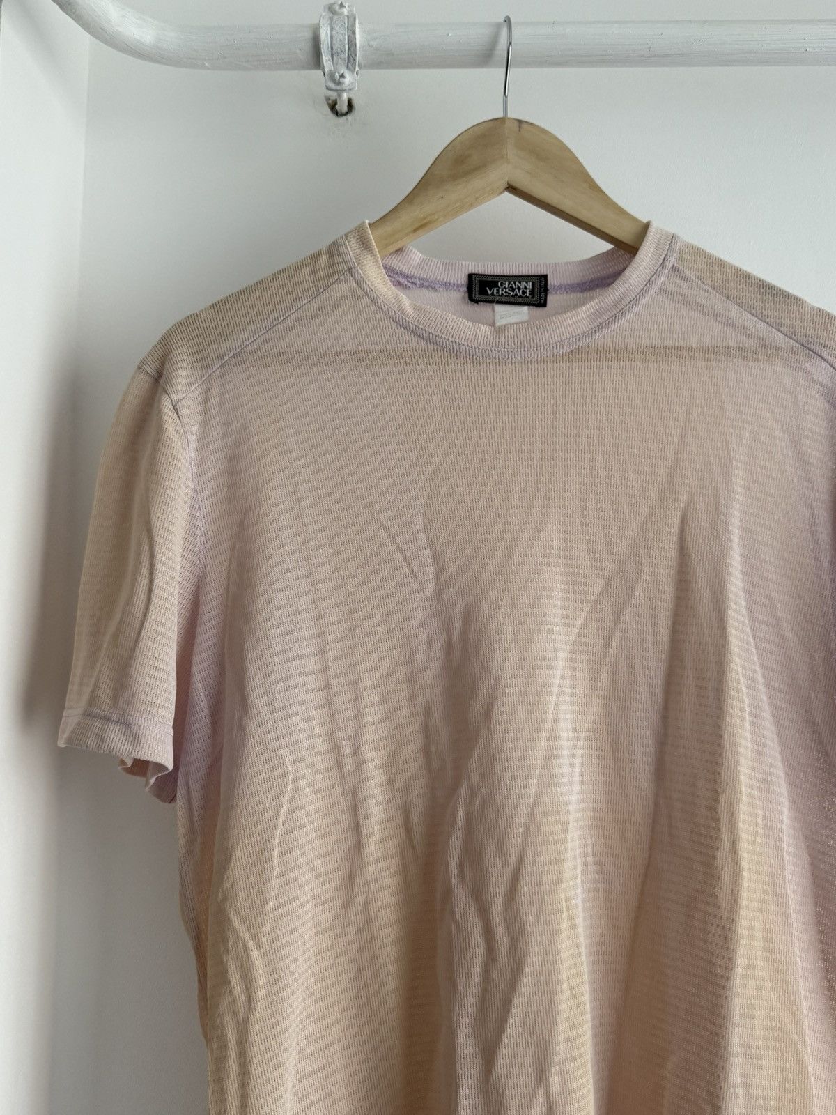 Versace Archive 80-90s Gianni Versace Mesh Top T-Shirt Size S-M Size US S / EU 44-46 / 1 - 2 Thumbnail