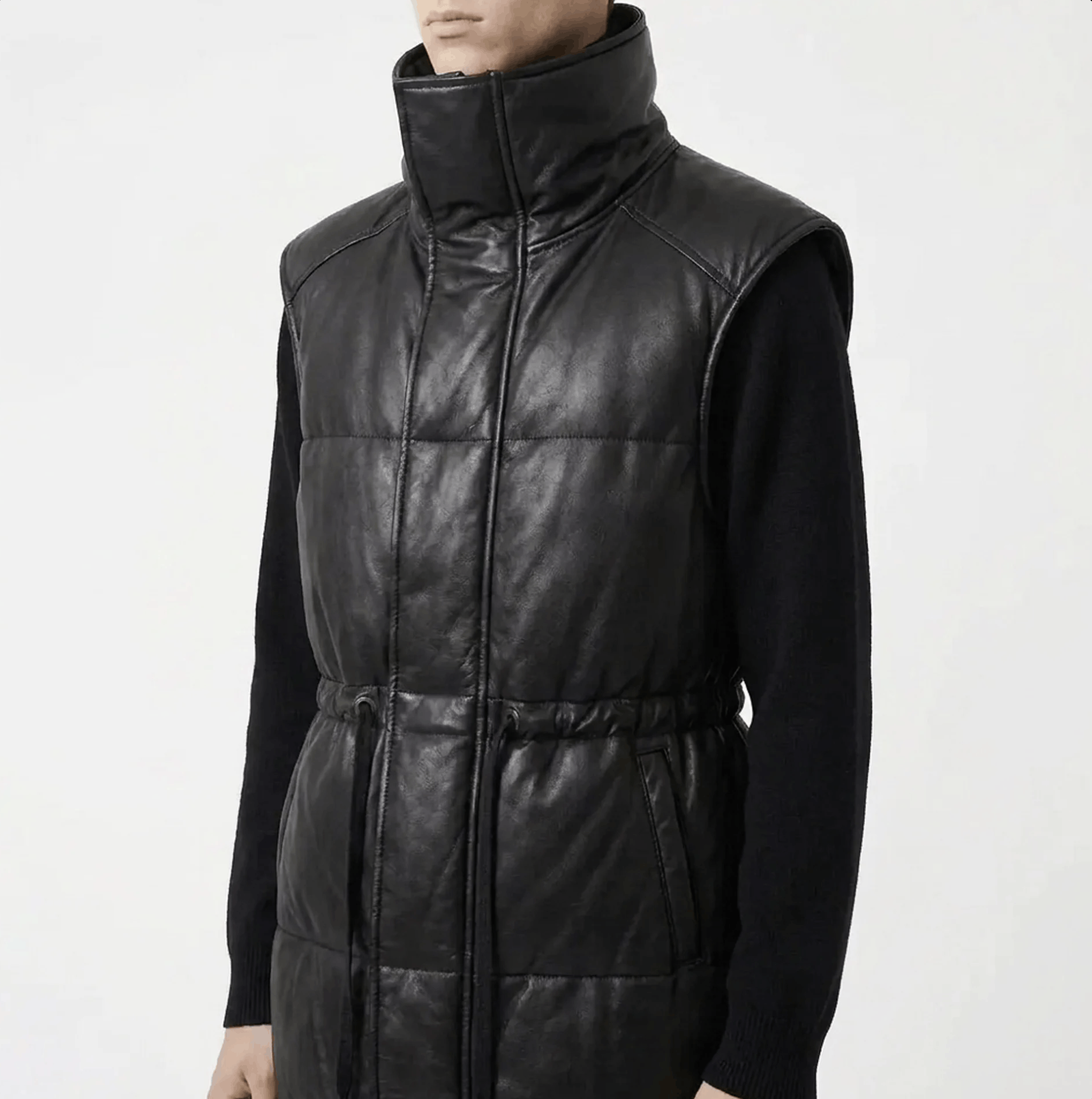 SKINGRAFT Leather Puffer Vest Black Size S, Skingraft. Size US S / EU 44-46 / 1 - 1 Thumbnail