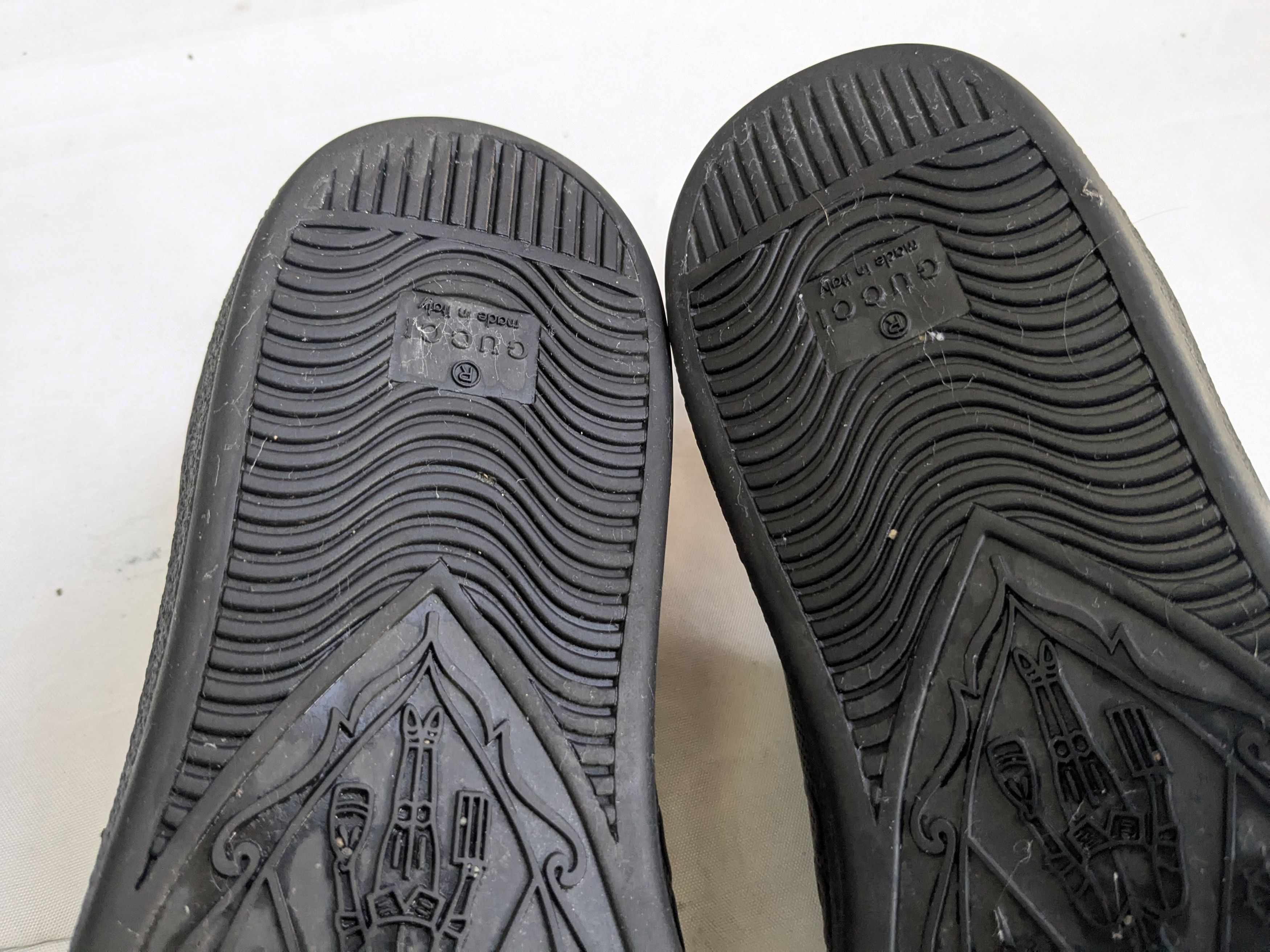 Gucci Gucci black mens leather shoes 8.5 Monogram Size US 8.5 / EU 41-42 - 16 Thumbnail