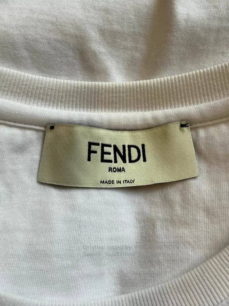 Fendi Fendi White Zip Pocket Short Sleeve T-Shirt Size S / US 4 / IT 40 - 4 Thumbnail