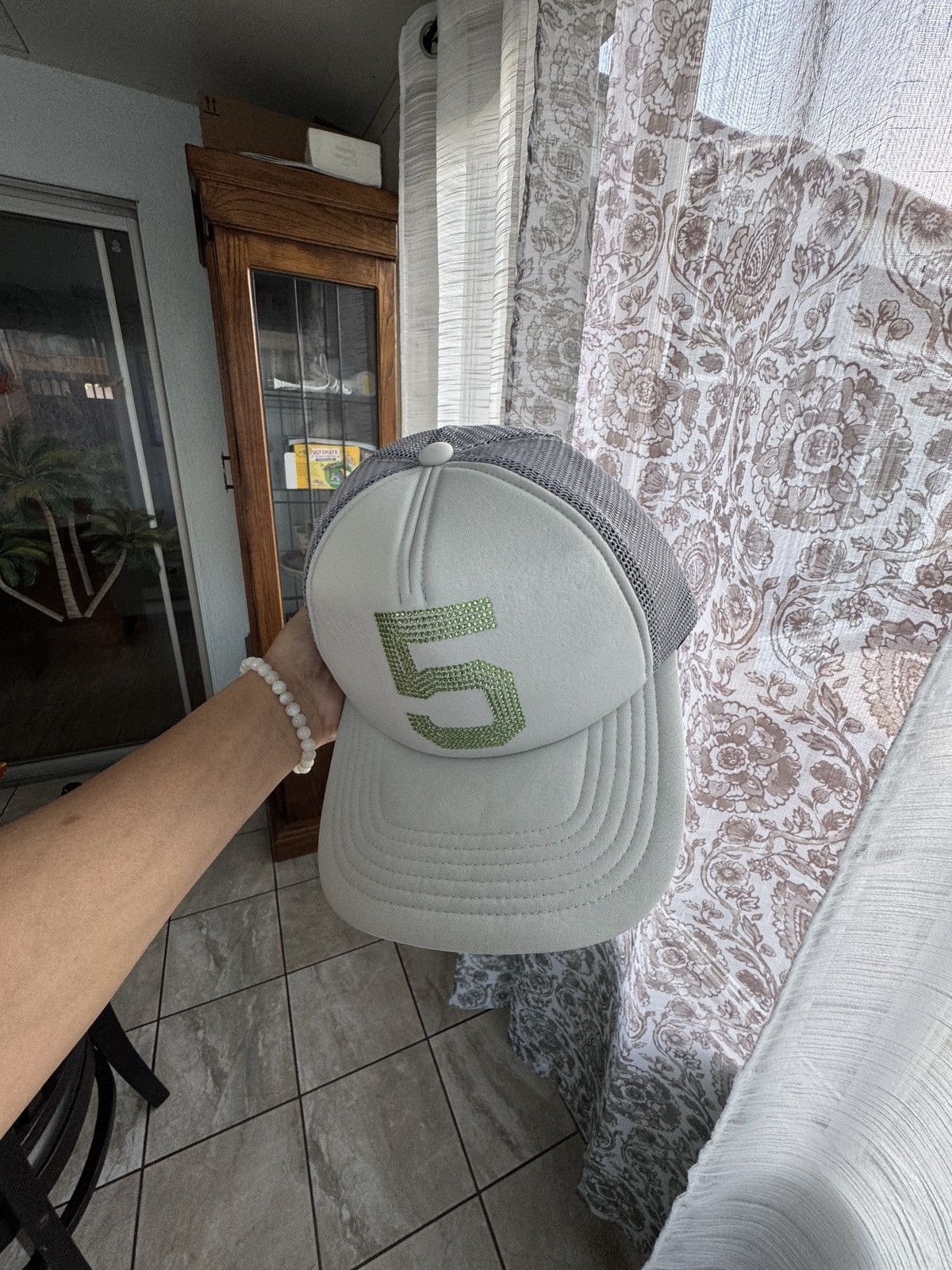 Sp5der YOUNG THUG x SP5DER RHINESTONE TRUCKER HAT Size ONE SIZE - 3 Thumbnail