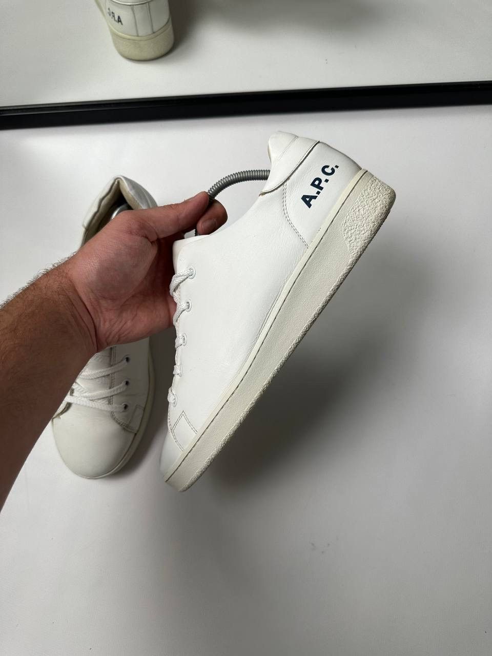 A.P.C. A. P. C. White Leather Shoes APC Size US 8.5 / EU 41-42 - 7 Thumbnail