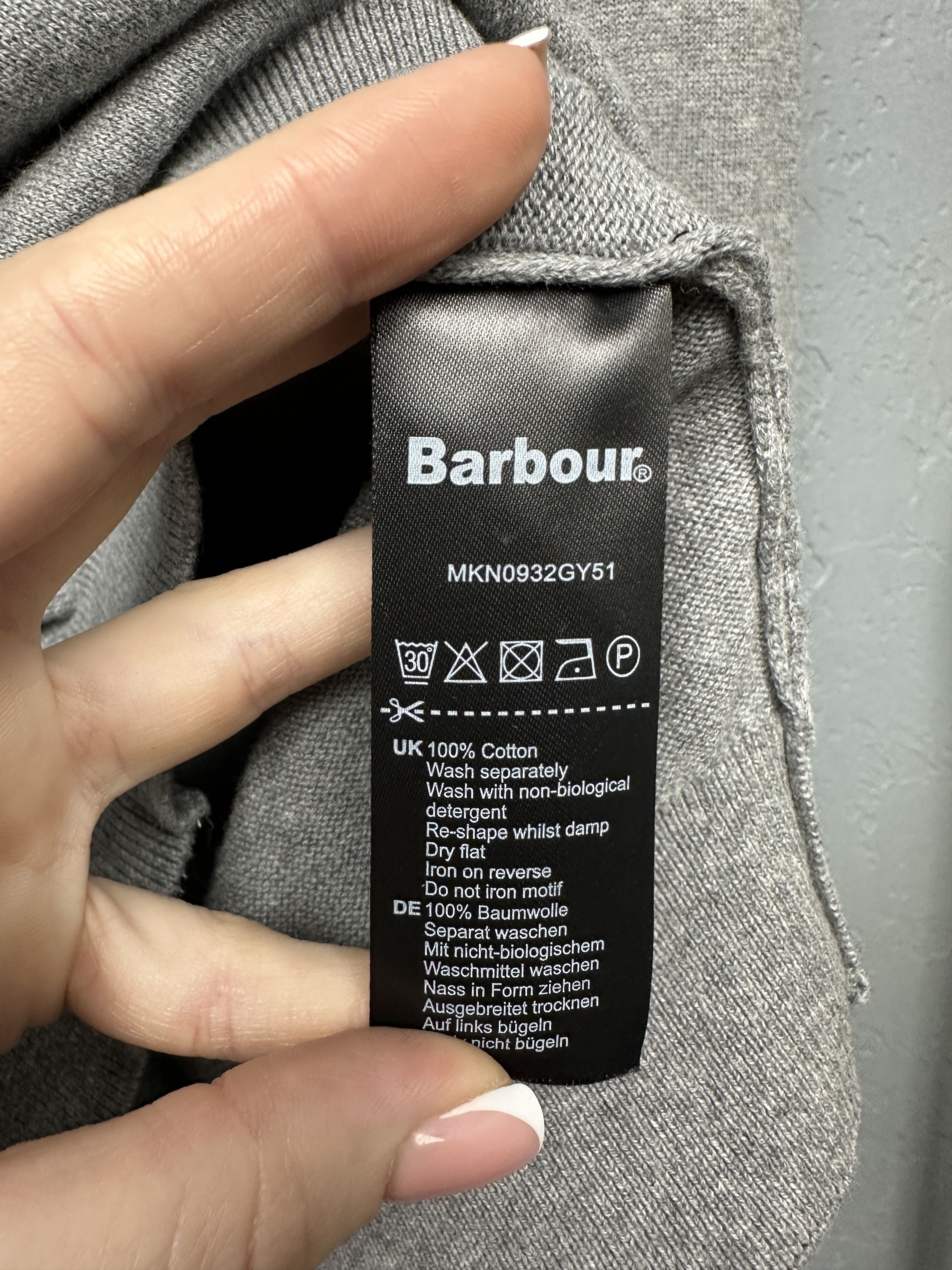 Barbour × Vintage Barbour Vintage Mens Crew Neck Sweater Size US M / EU 48-50 / 2 - 5 Thumbnail