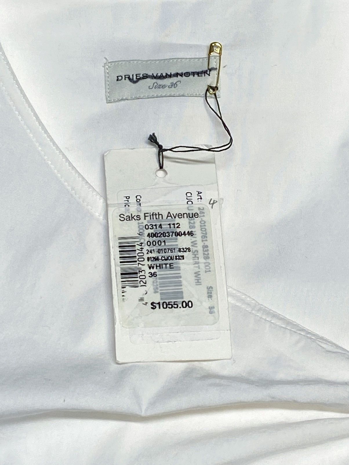 Dries Van Noten Dries Van Noten Twisted Ring Poplin blouse size 36/us 4 Size S / US 4 / IT 40 - 13 Thumbnail